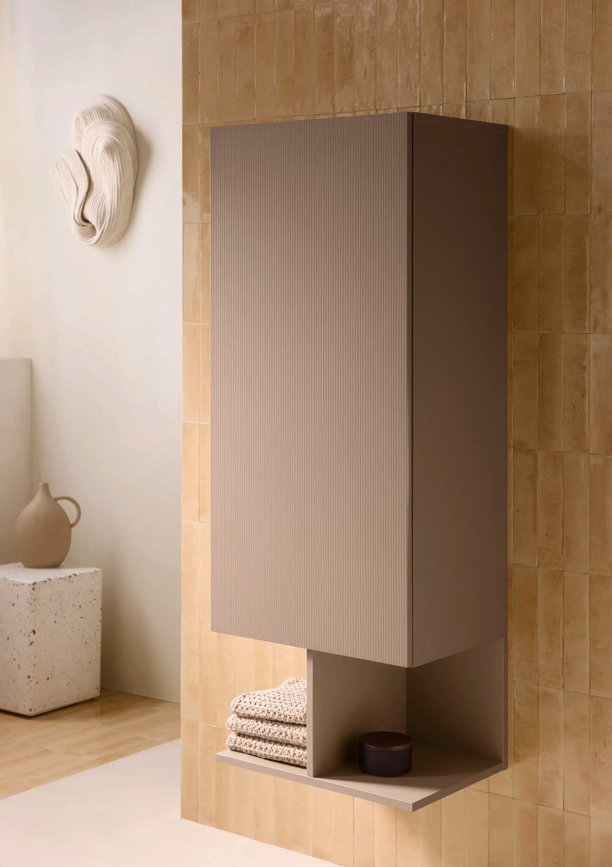 Balcoon 19 5/8'' x 52'' Wall Mount Linen Cabinet