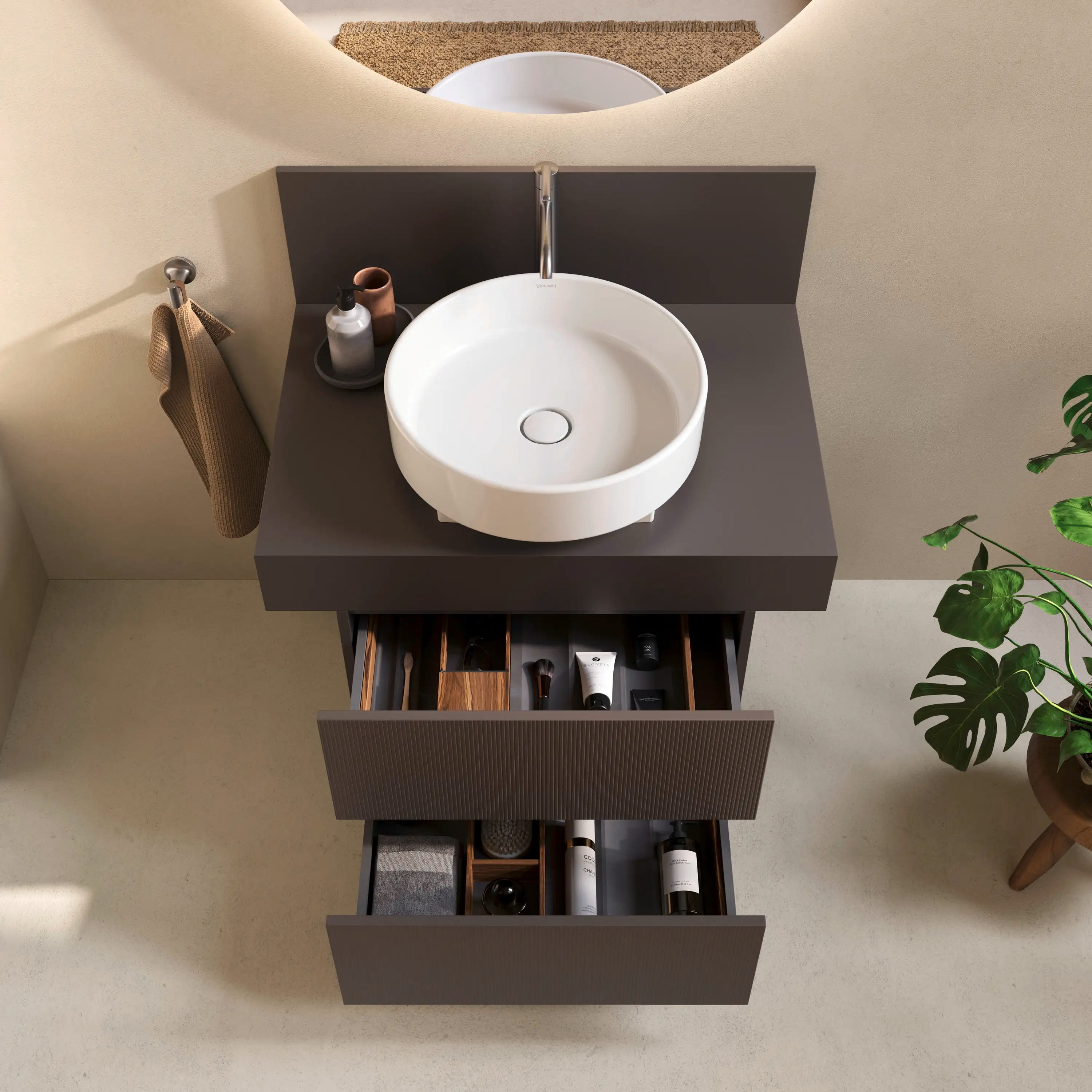 Balcoon 31 1/2'' Wall Mount Engineered Wood, with One Sink Cutout