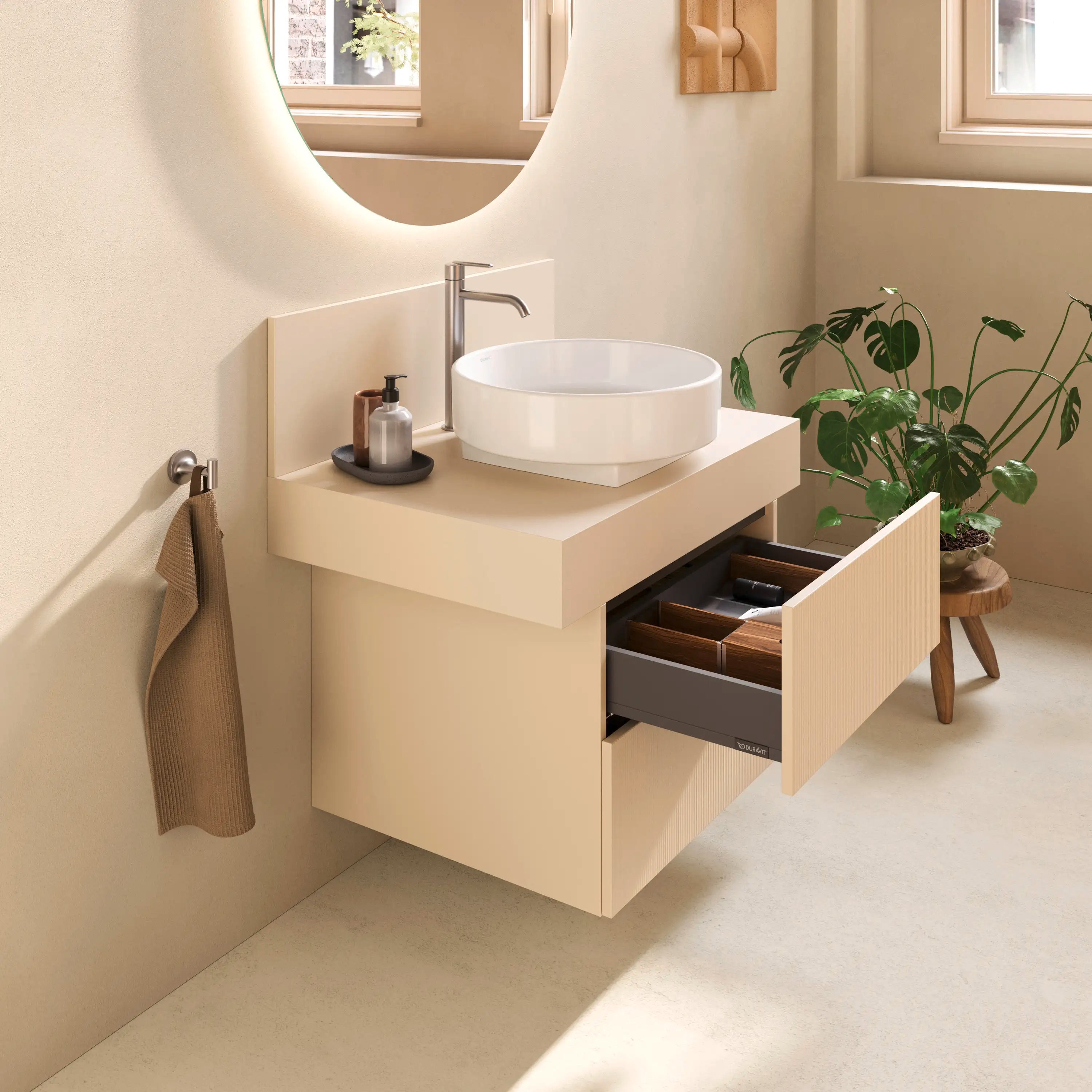 Balcoon 31 1/2'' Wall Mount Engineered Wood, with One Sink Cutout