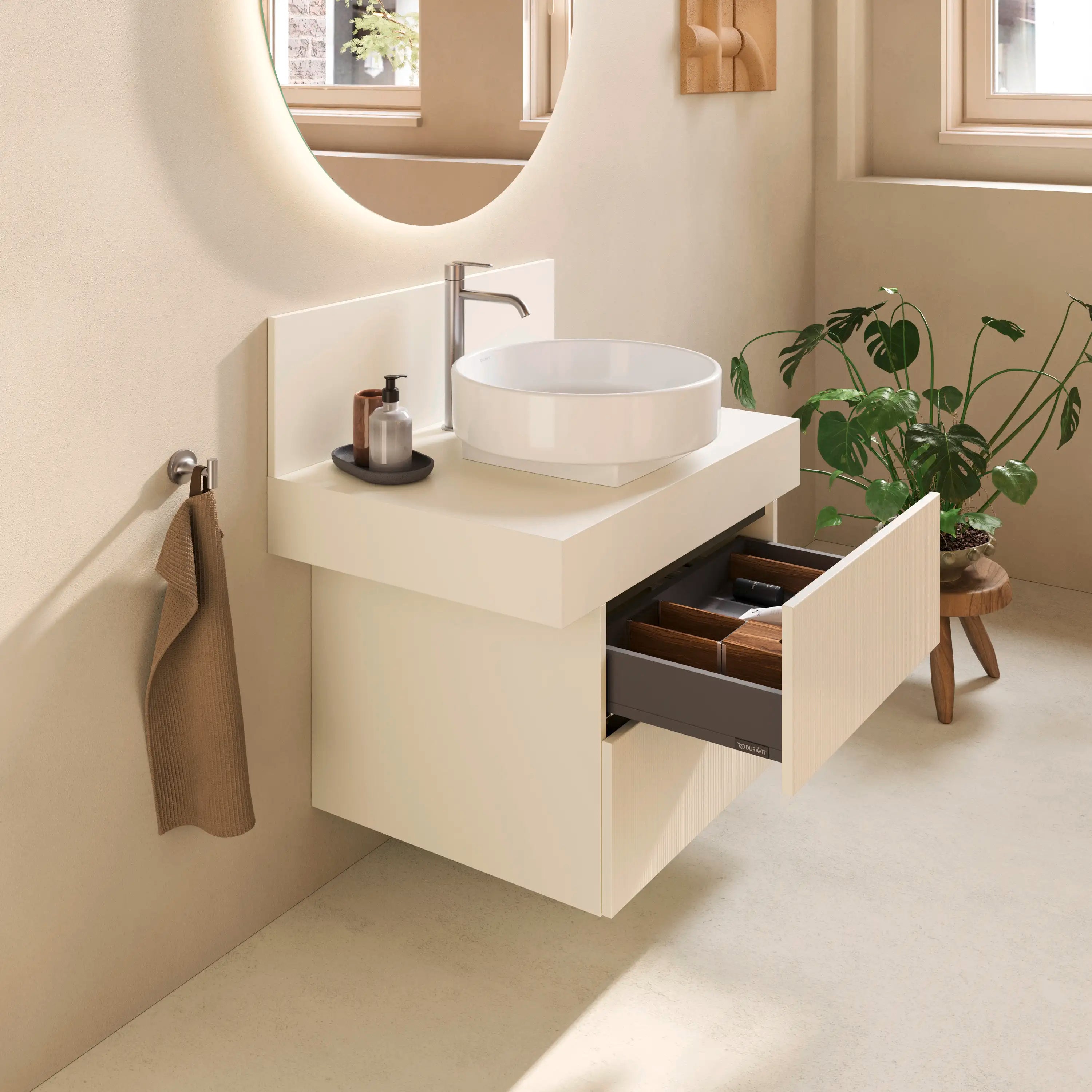 Balcoon 31 1/2'' Wall Mount Engineered Wood, with One Sink Cutout