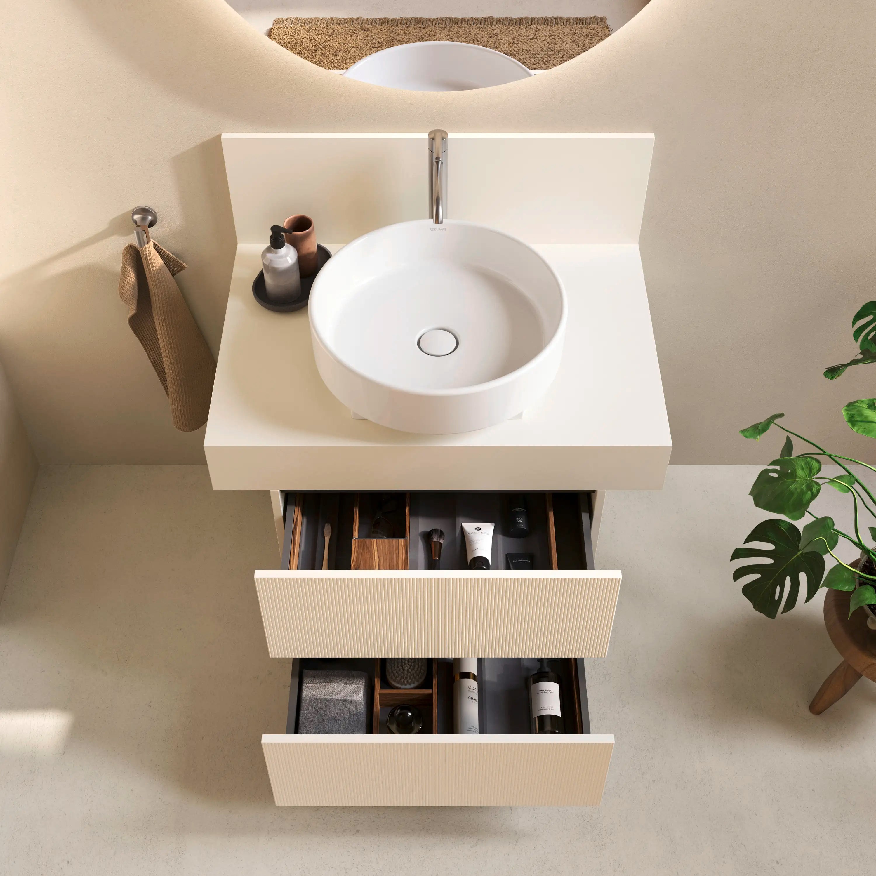Balcoon 31 1/2'' Wall Mount Engineered Wood, with One Sink Cutout