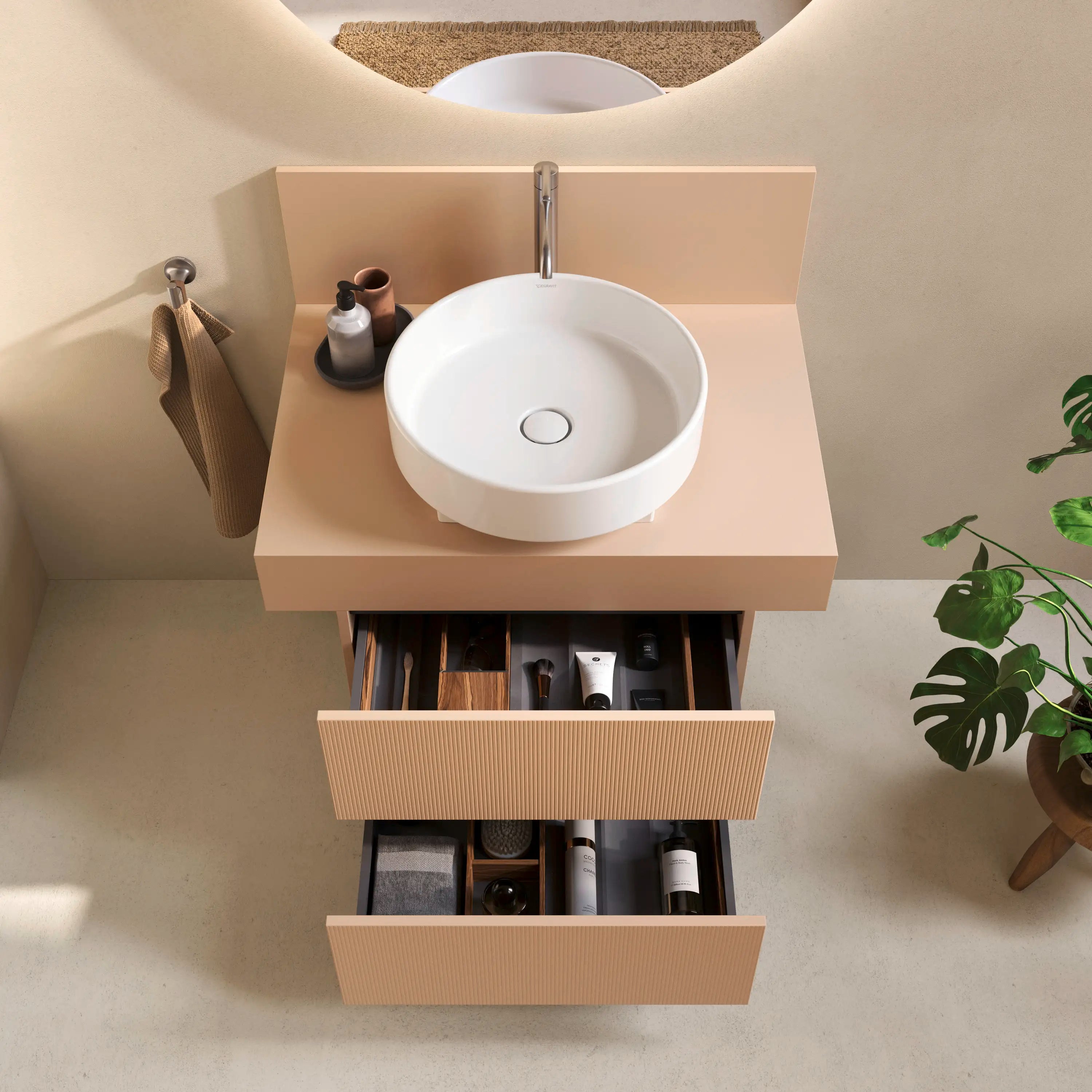 Balcoon 31 1/2'' Wall Mount Engineered Wood, with One Sink Cutout