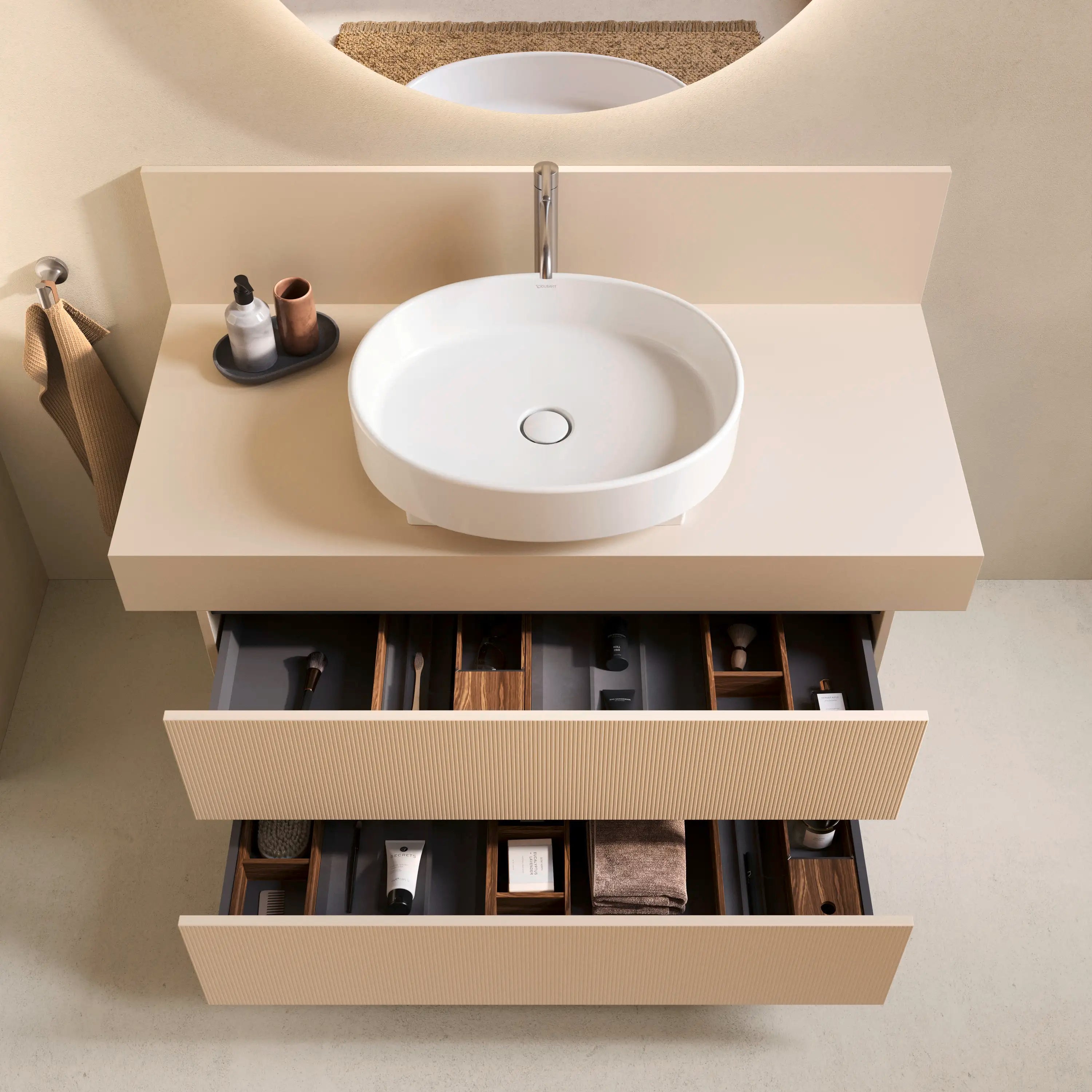 Balcoon 47 1/4'' Wall Mount Engineered Wood , with One Sink Cutout