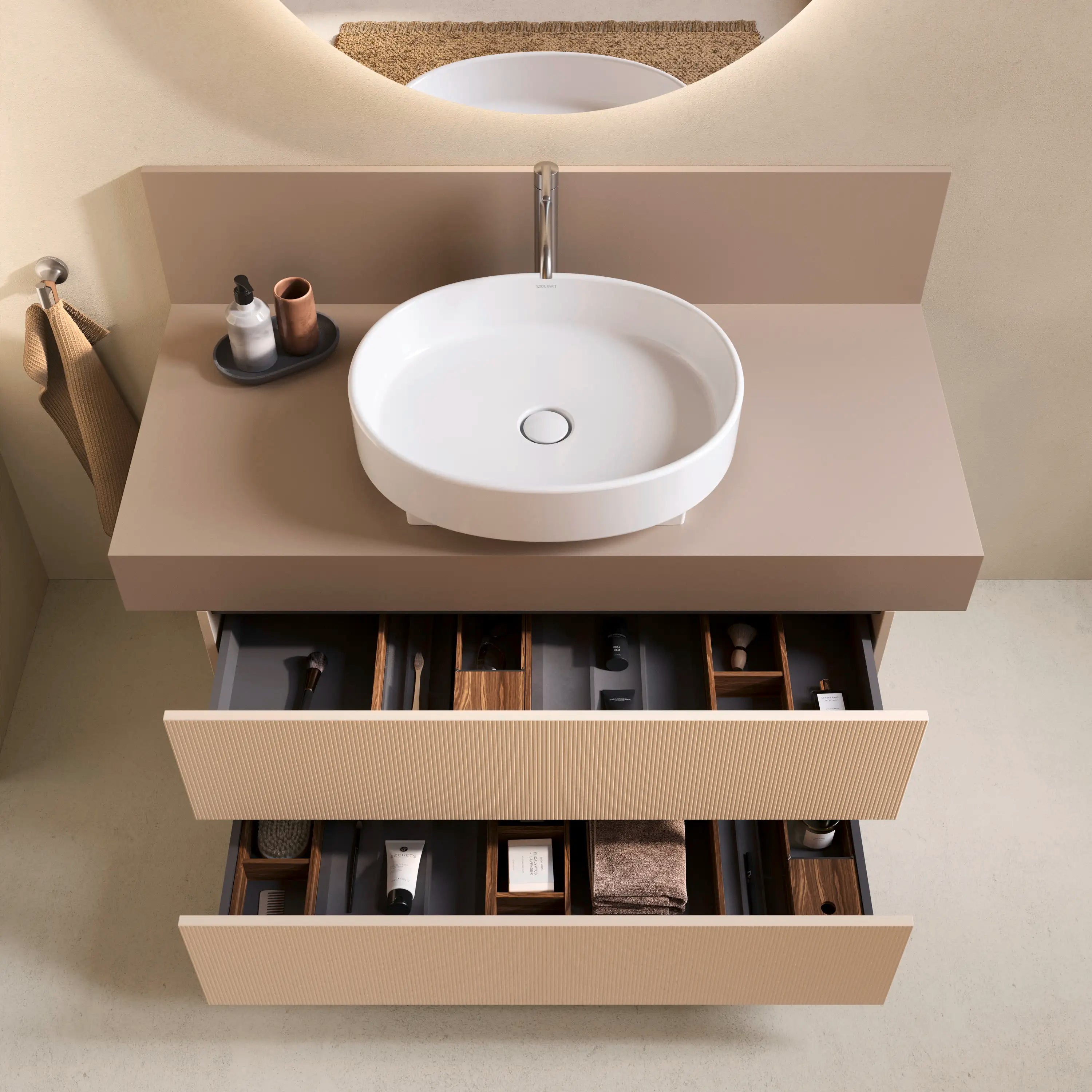 Balcoon 47 1/4'' Wall Mount Engineered Wood , with One Sink Cutout