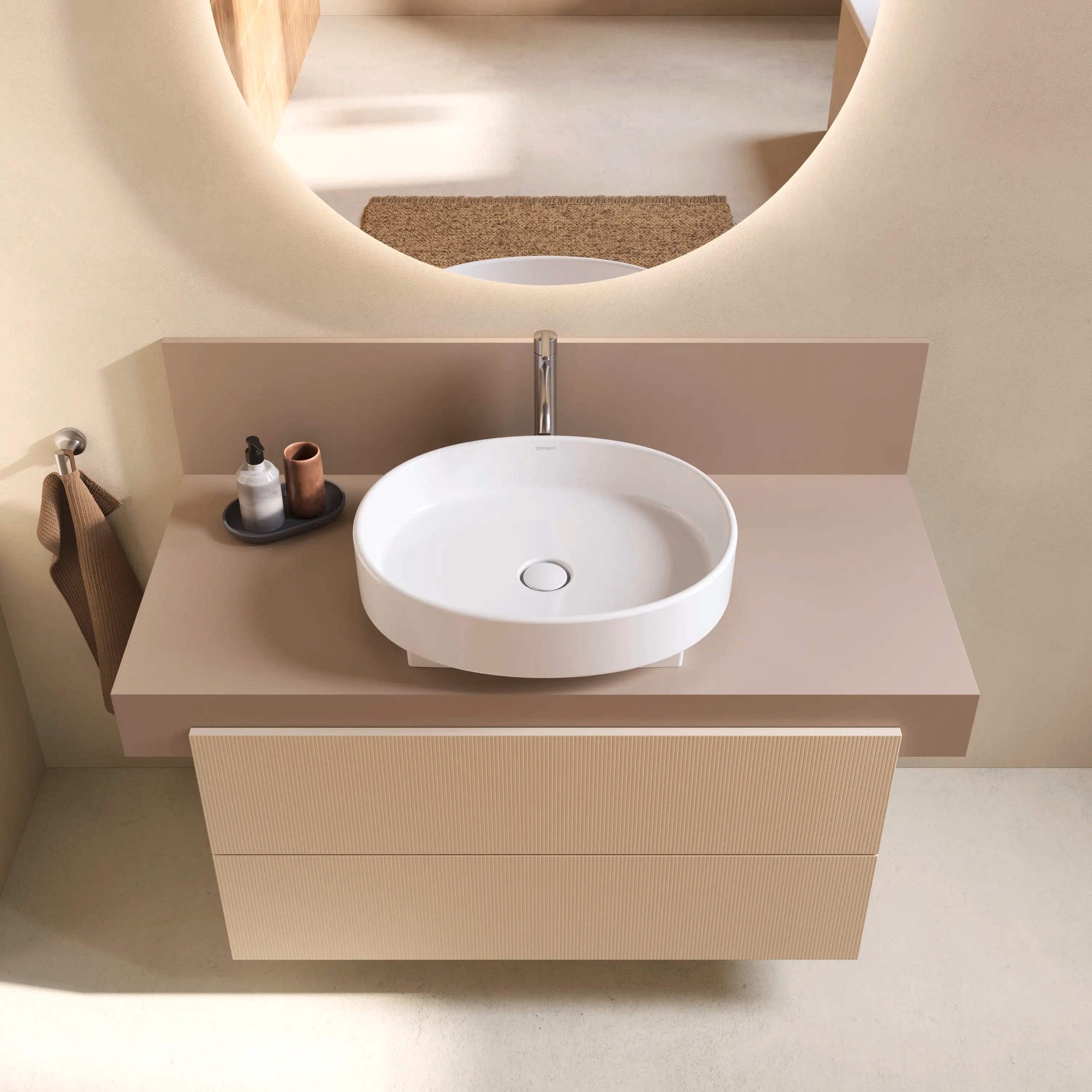 Balcoon 39 3/8'' Wall Mount Engineered Wood, with One Sink Cutout