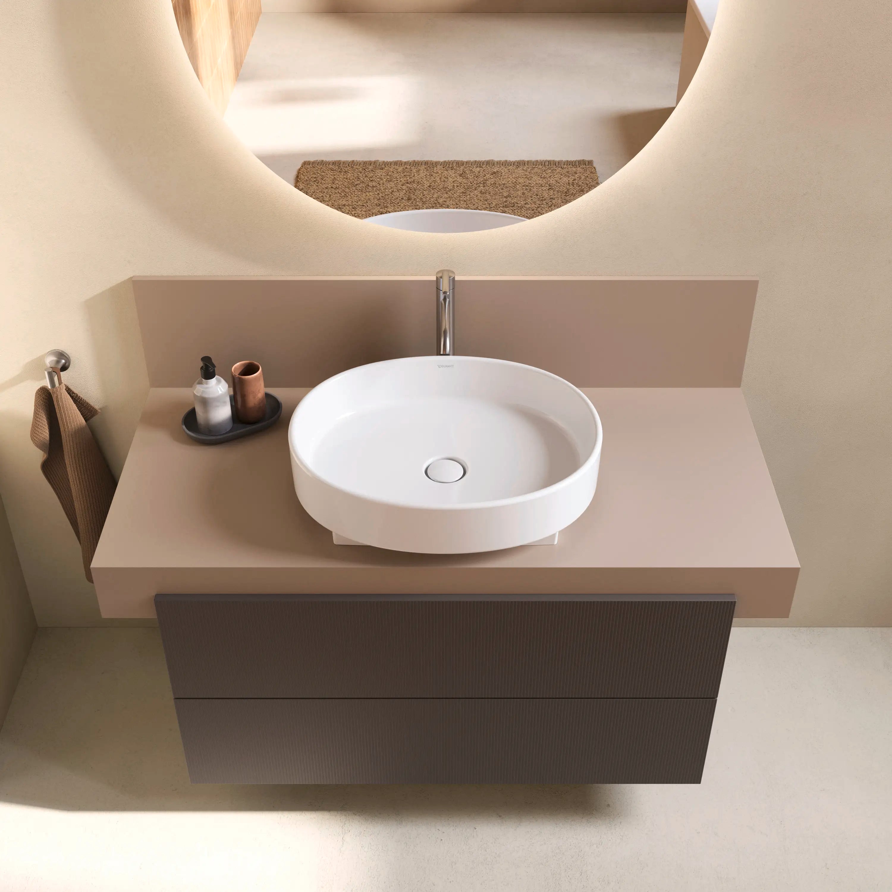 Balcoon 47 1/4'' Wall Mount Engineered Wood , with One Sink Cutout