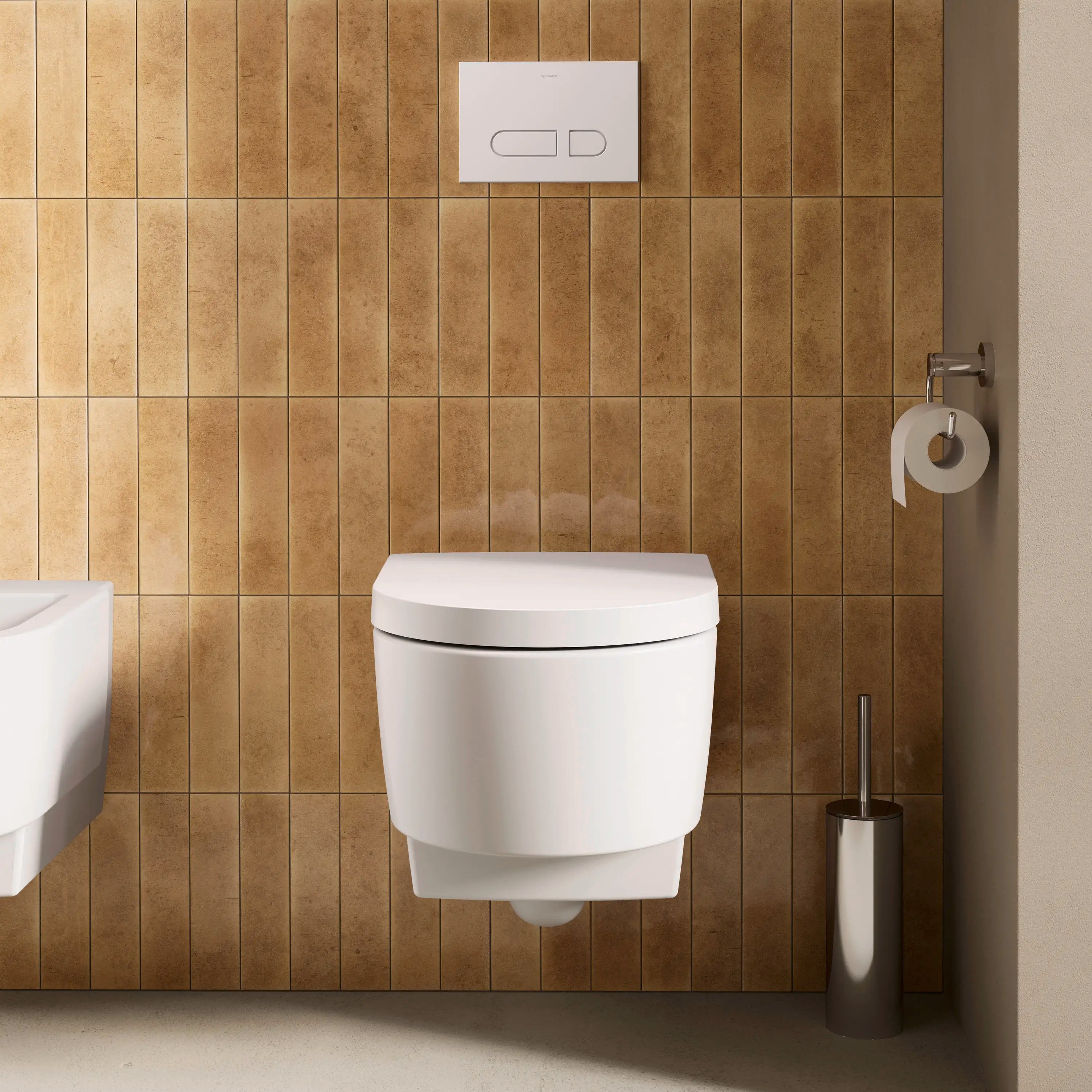 Duravit D-Code Single Roll Toilet Paper Holder
