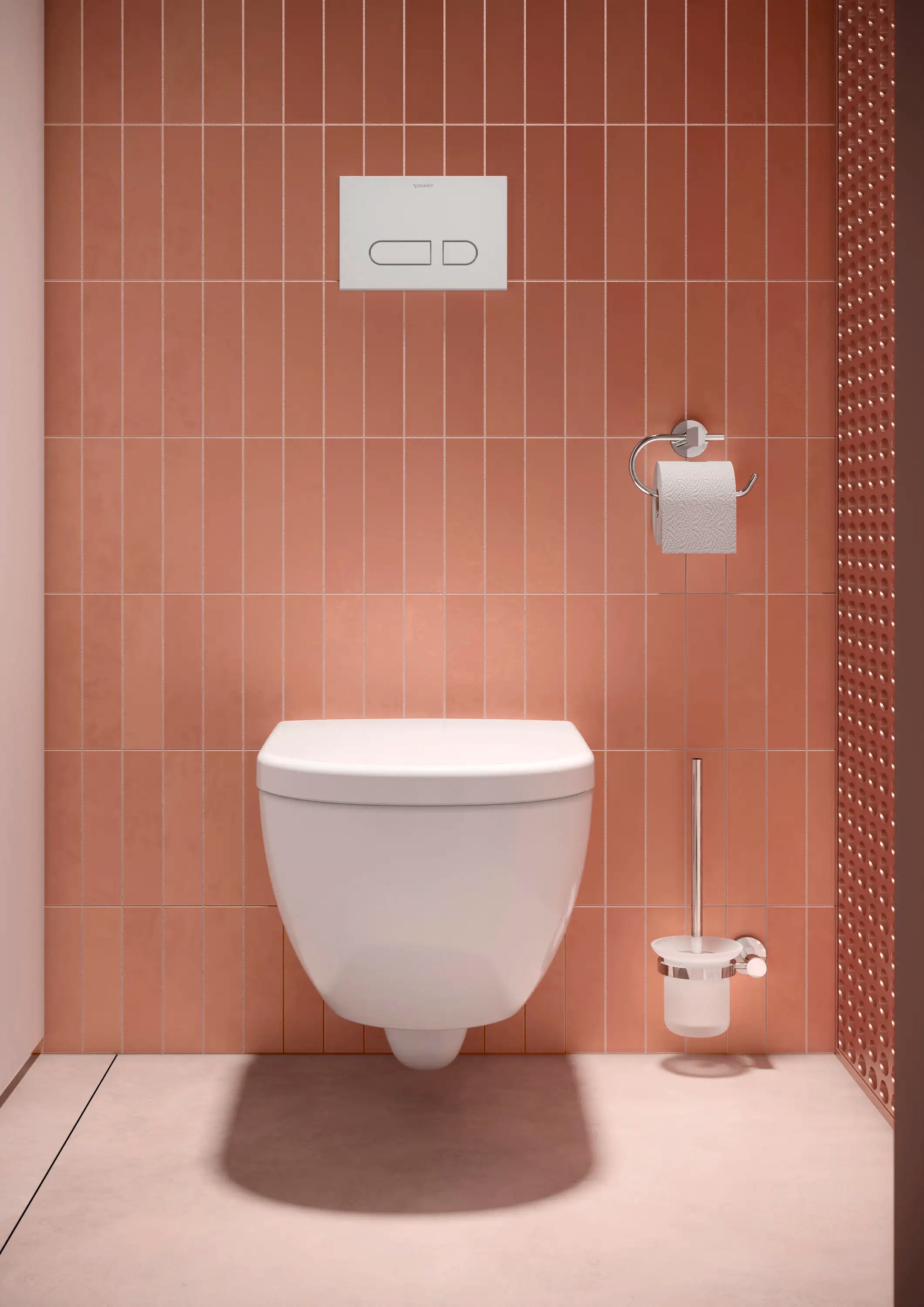 Duravit D-Code Wall Mount Toilet Brush
