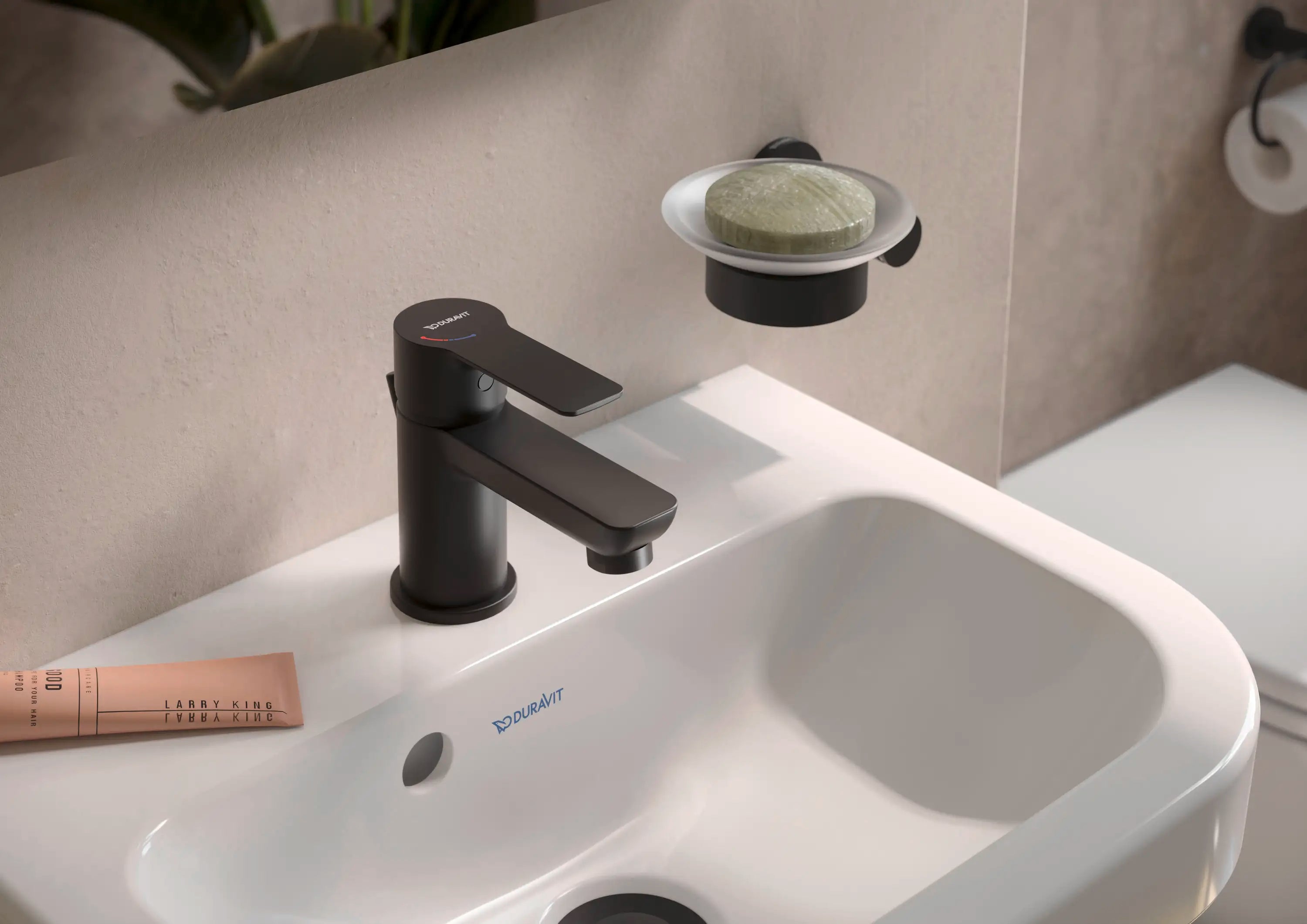 Duravit D-Code 13 1/4'' Round Wall Mounted Sink in White with Single Faucet Hole and with Overflow