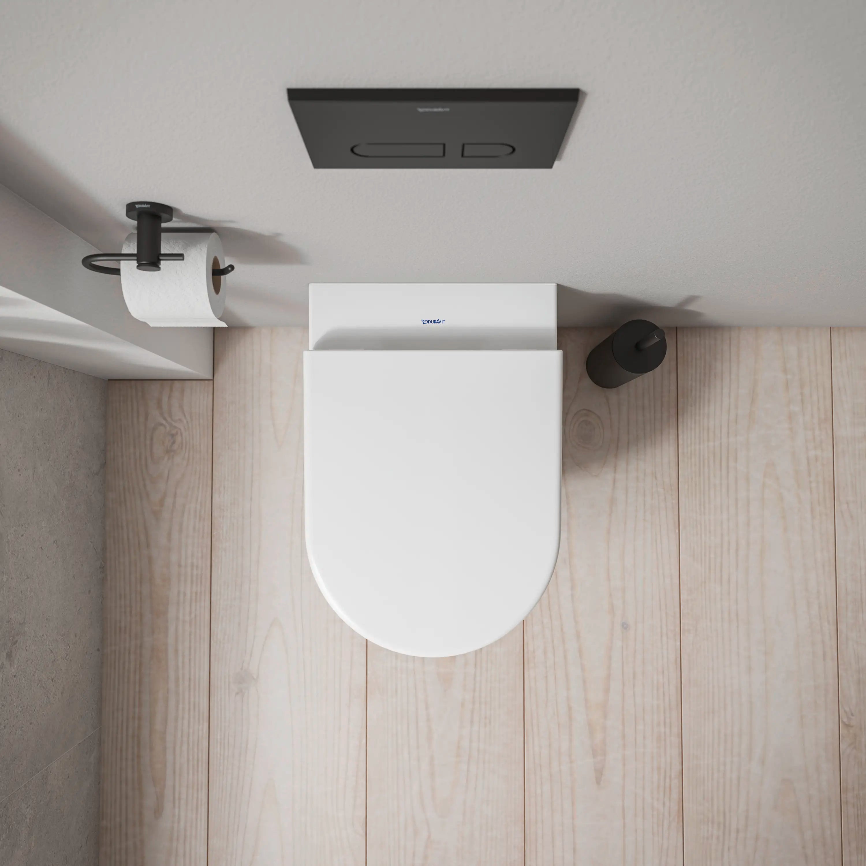 Duravit D-Code Round Slow Close Toilet Seat in White