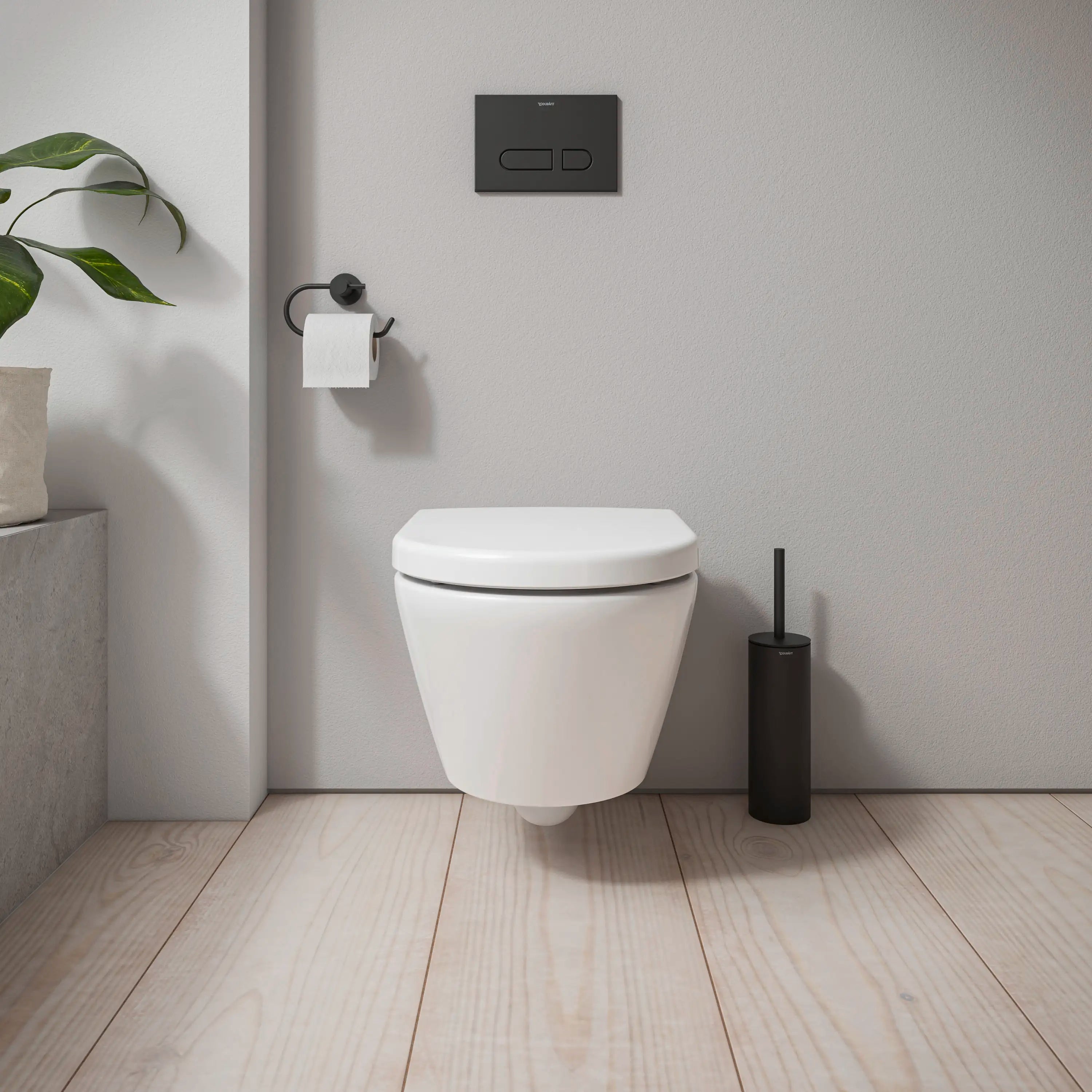 Duravit D-Code Round Slow Close Toilet Seat in White