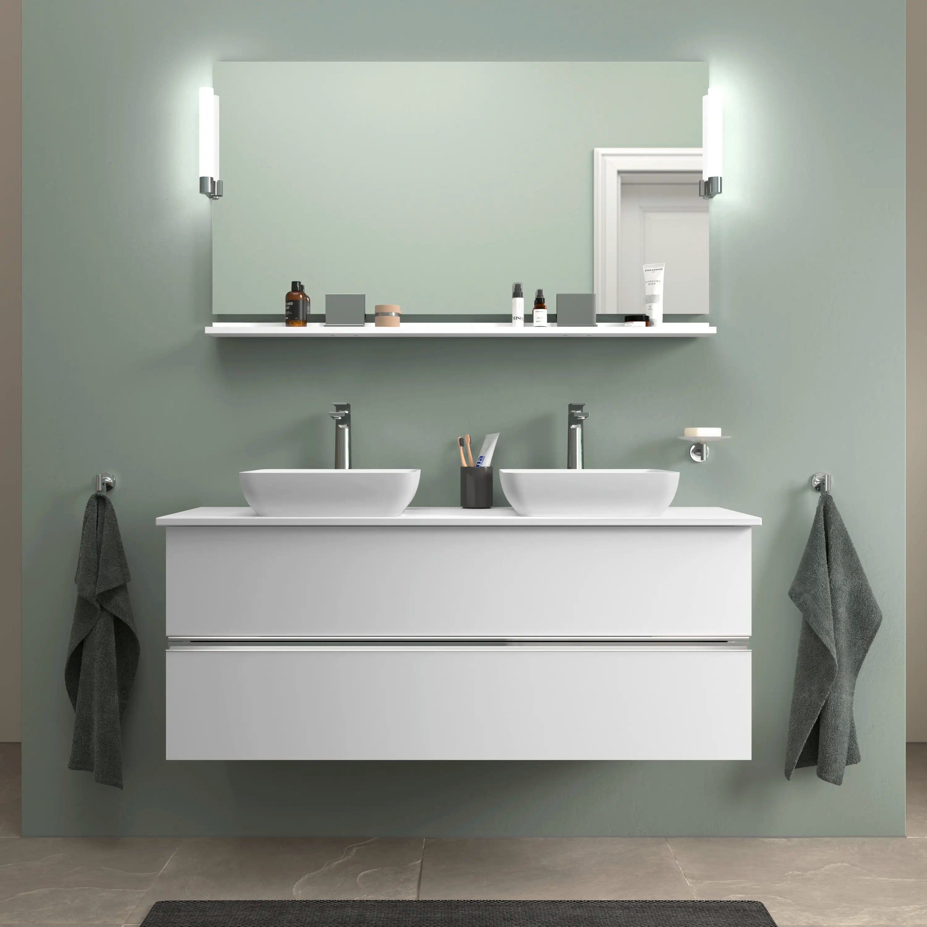 Duravit Sivida 15 3/4'' Square Vessel Sink