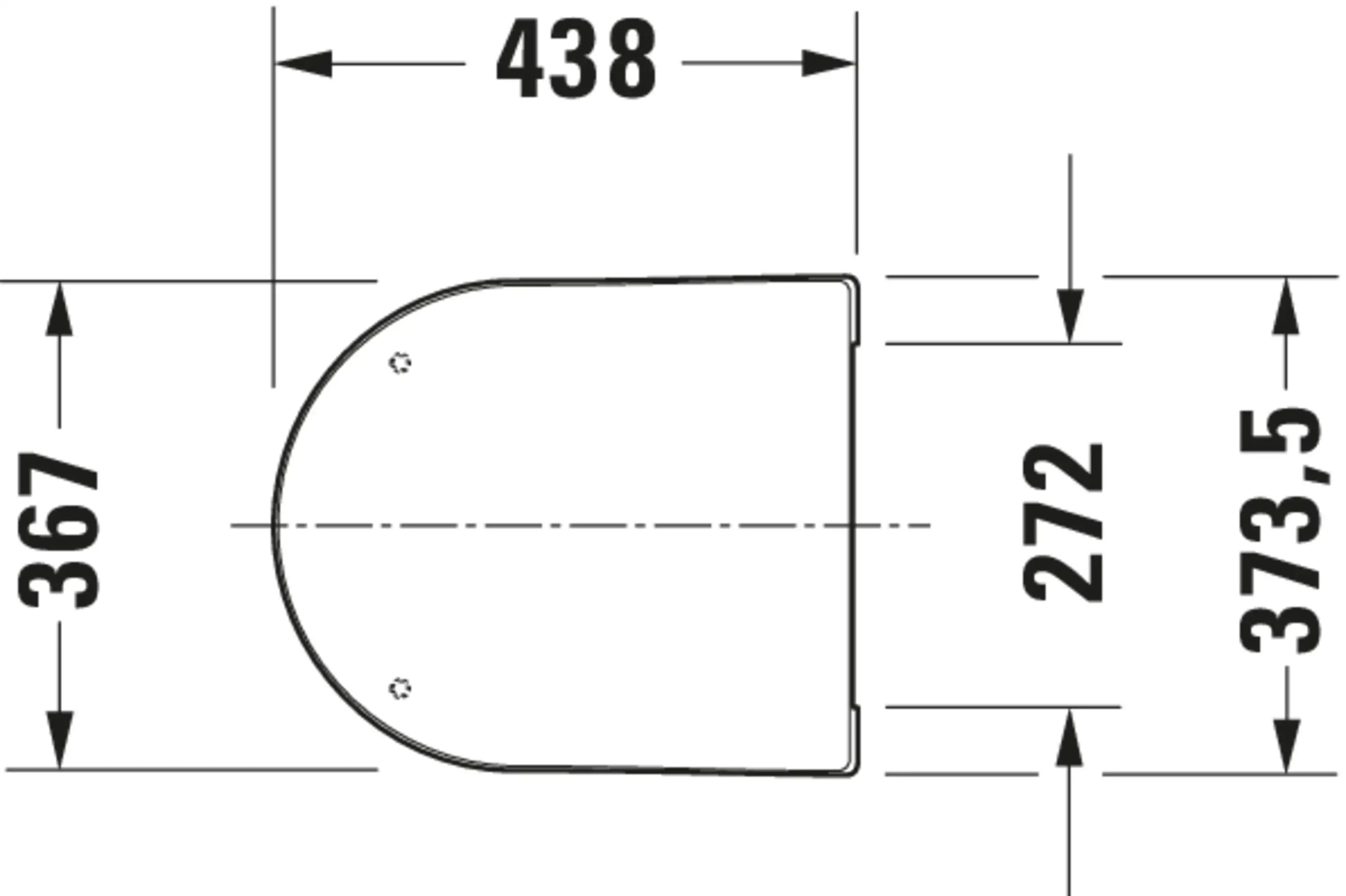 Duravit ME by Starck Round Slow Close Toilet Seat