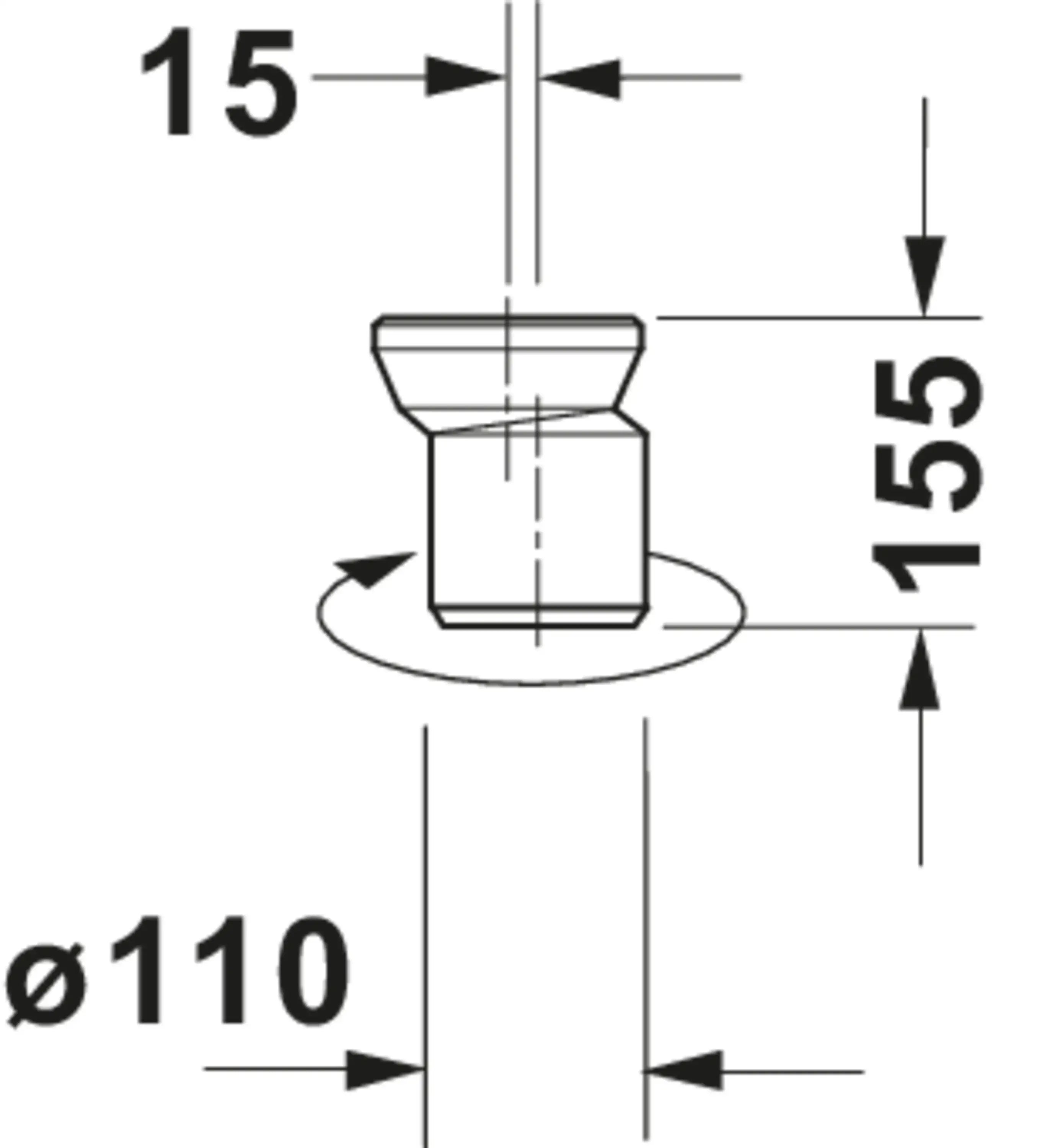 Duravit Outlet Bend, Toilet Part