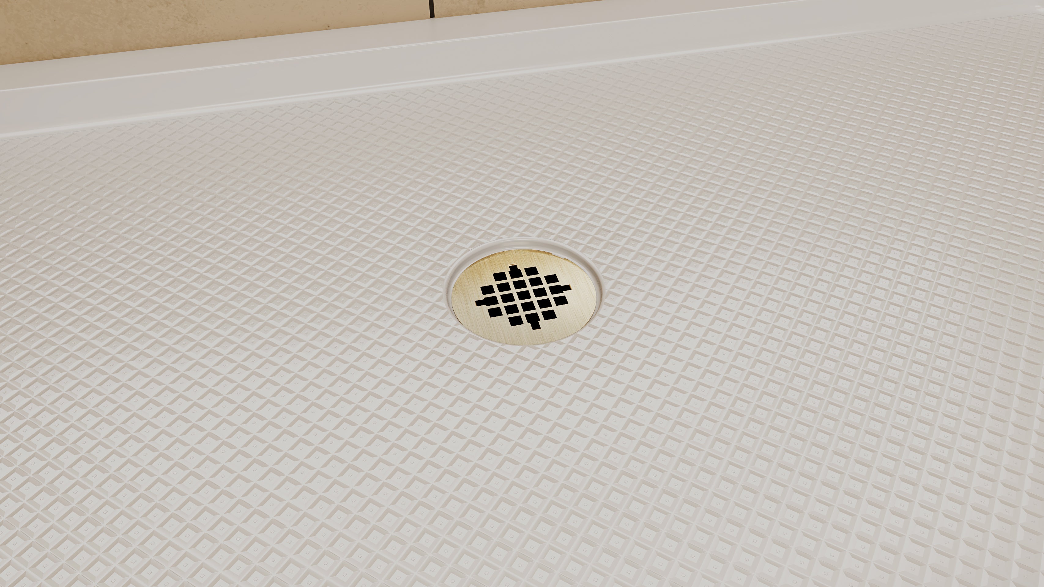 DreamLine SlimLine 36" D x 48" W x 2 3/4" H Black Alcove Shower Base & 2" Center Round Drain