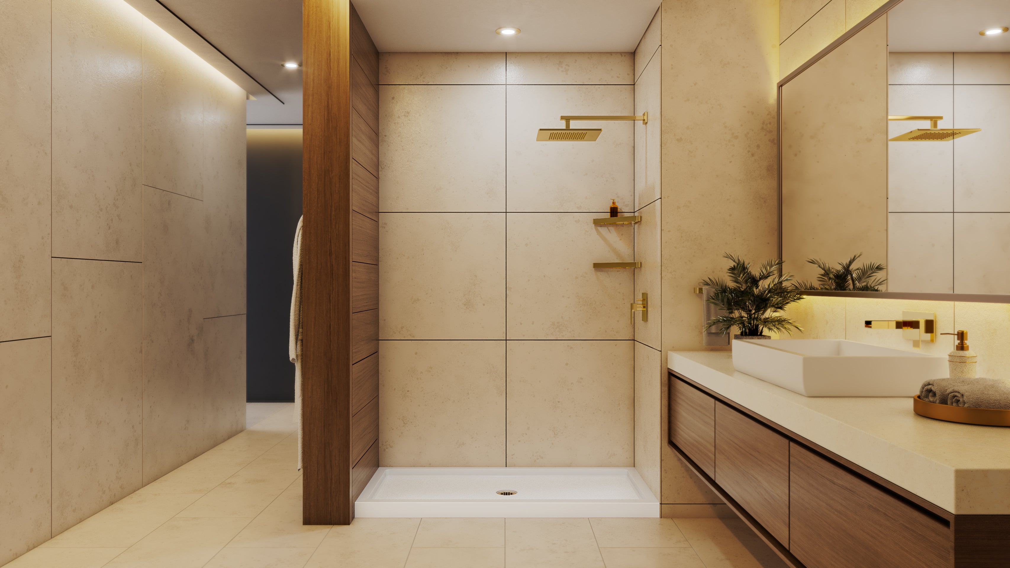 DreamLine SlimLine 36" D x 48" W x 2 3/4" H Black Alcove Shower Base & 2" Center Round Drain