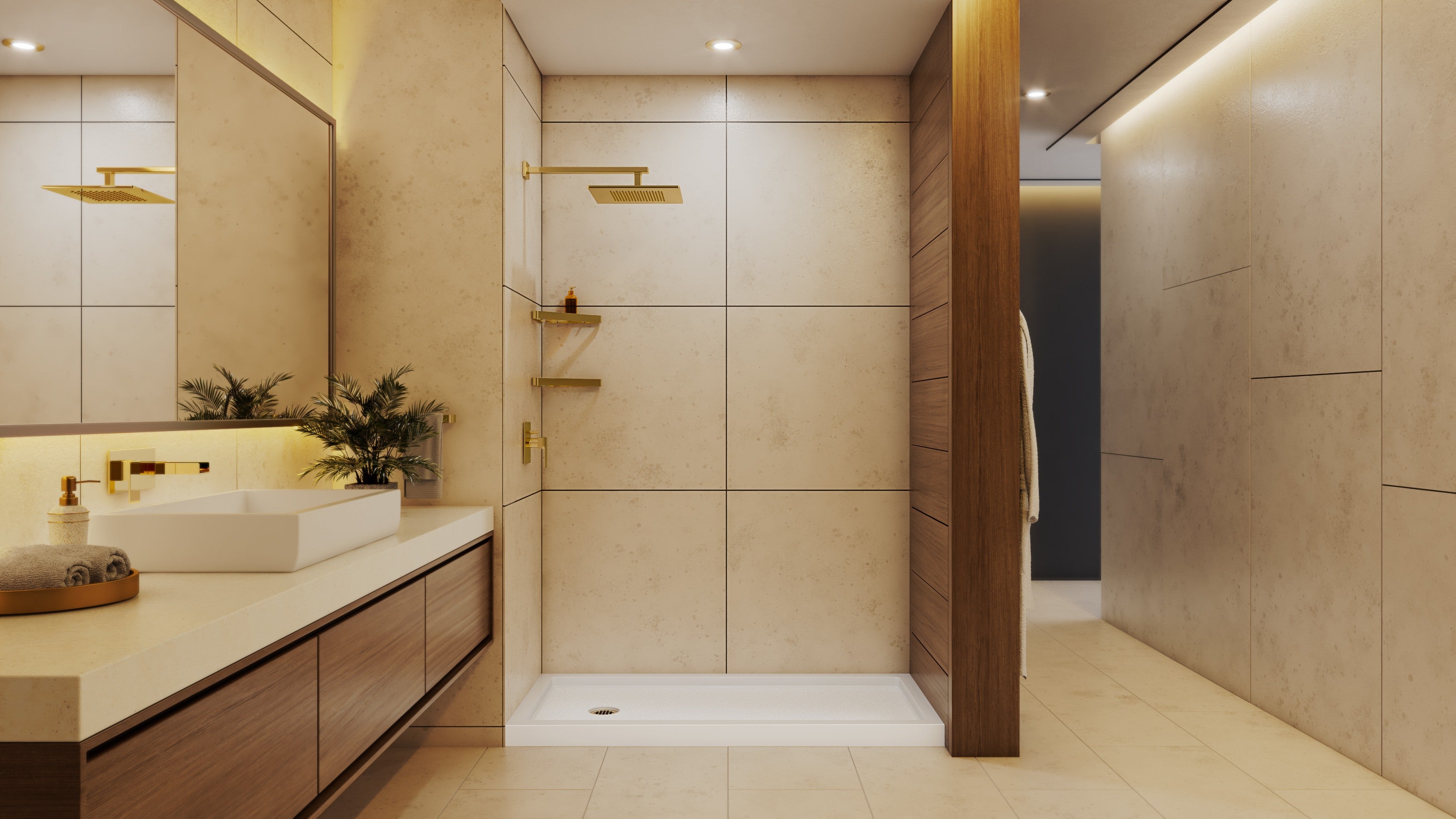 DreamLine SlimLine 32" D x 60" W x 2 3/4" H White Alcove Shower Base & 2" LH Round Drain