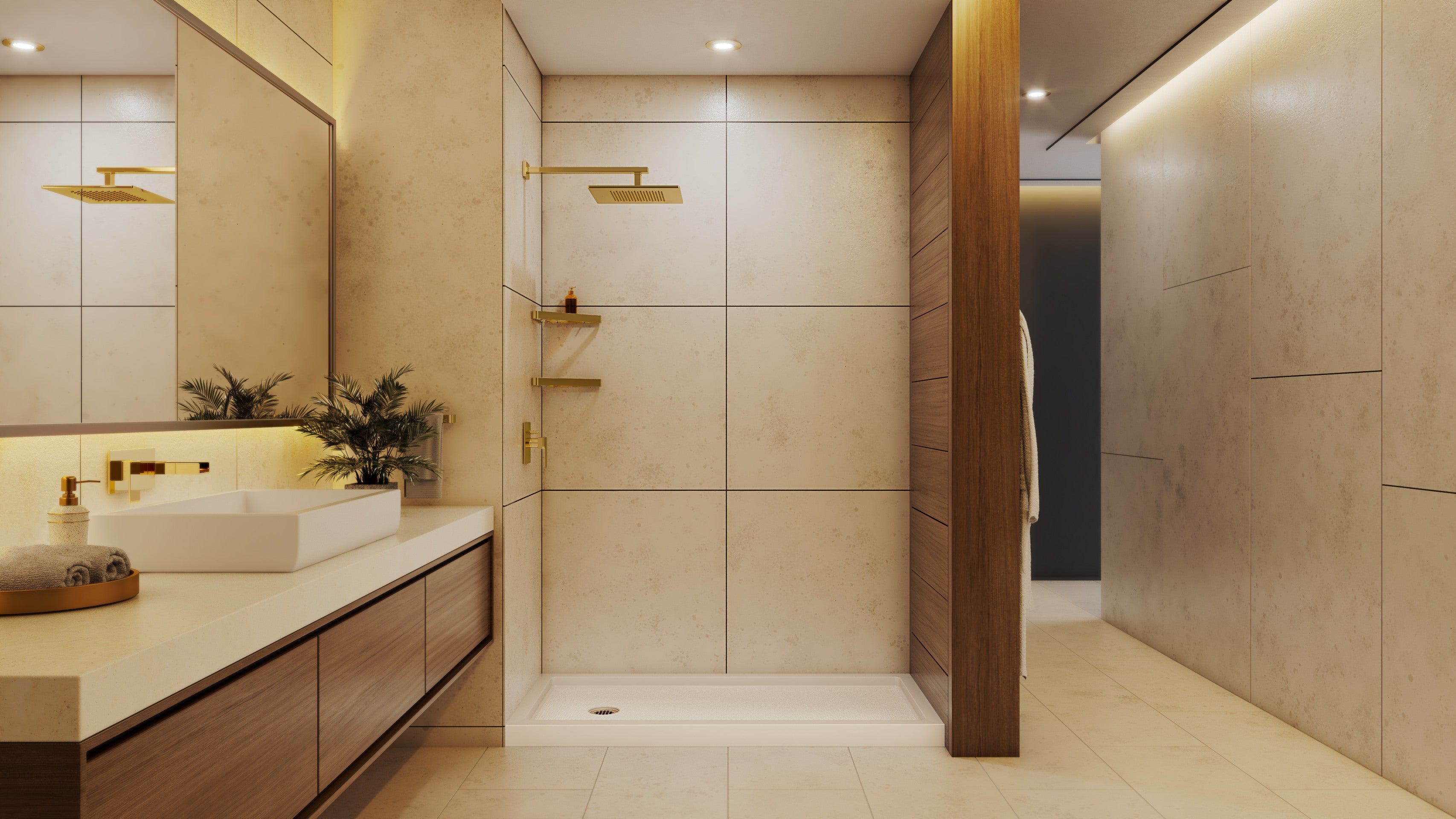 DreamLine SlimLine 36" D x 60" W x 2 3/4" H Alcove Shower Base & 2" LH Round Drain