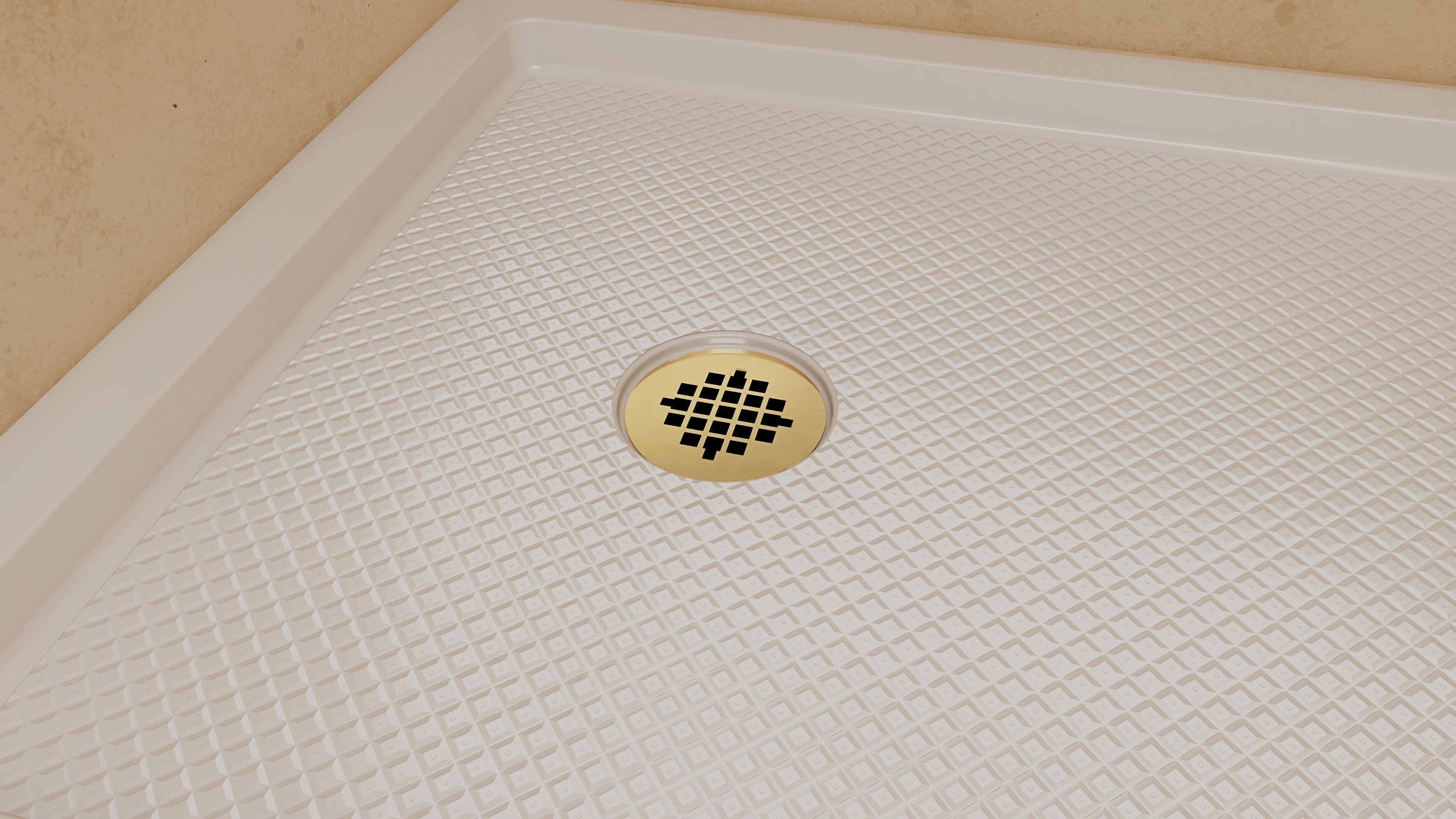 DreamLine SlimLine 30" D x 60" W x 2 3/4" H Alcove Shower Base & 2"  LH Round Drain