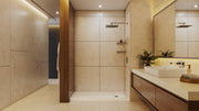 DreamLine SlimLine 32" D x 60" W x 2 3/4" H Alcove Shower Base & 2" RH Round Drain