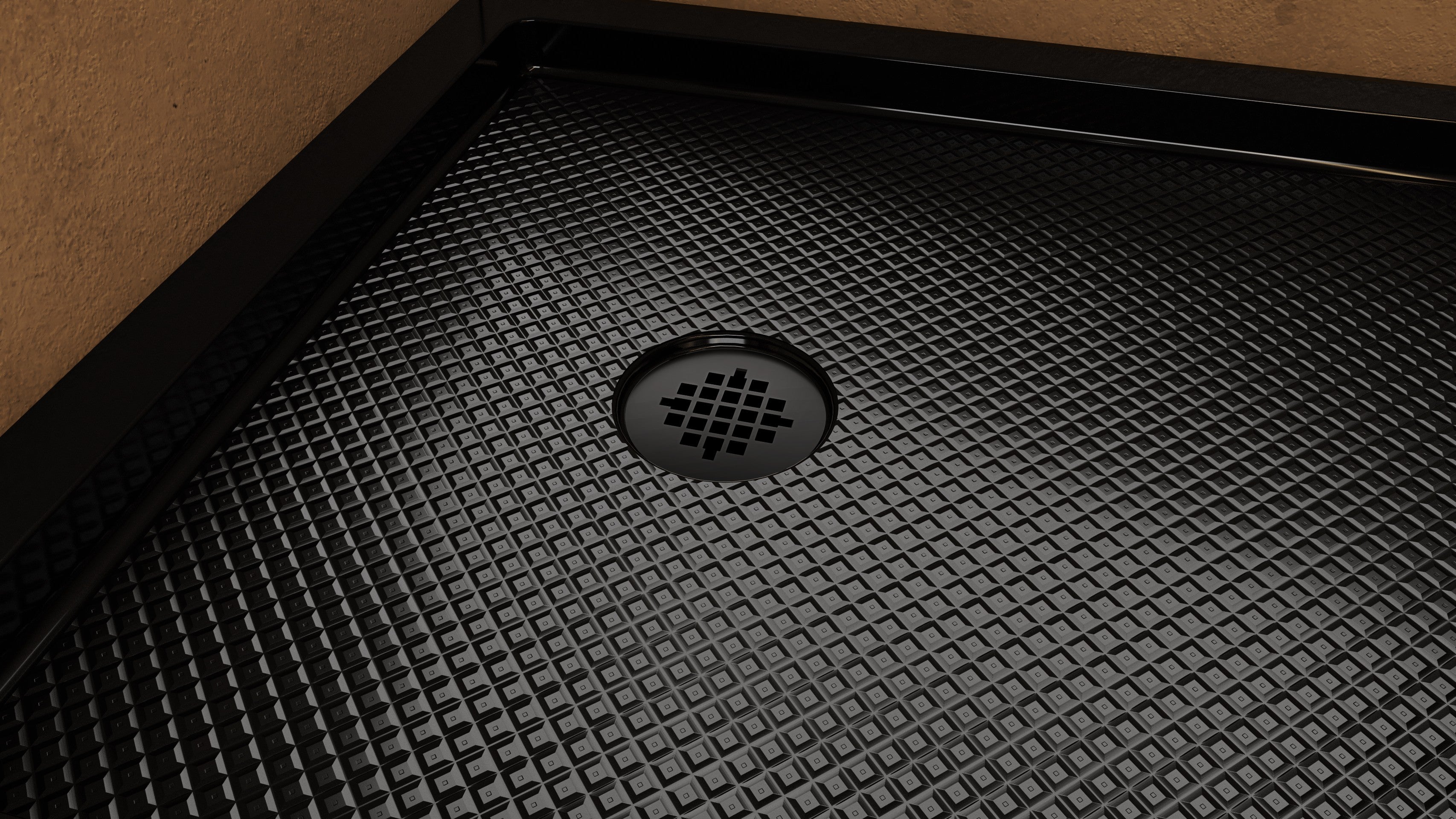 DreamLine SlimLine 34" D x 60" W x 2 3/4" H White Alcove Shower Base & 2" LH Round Drain