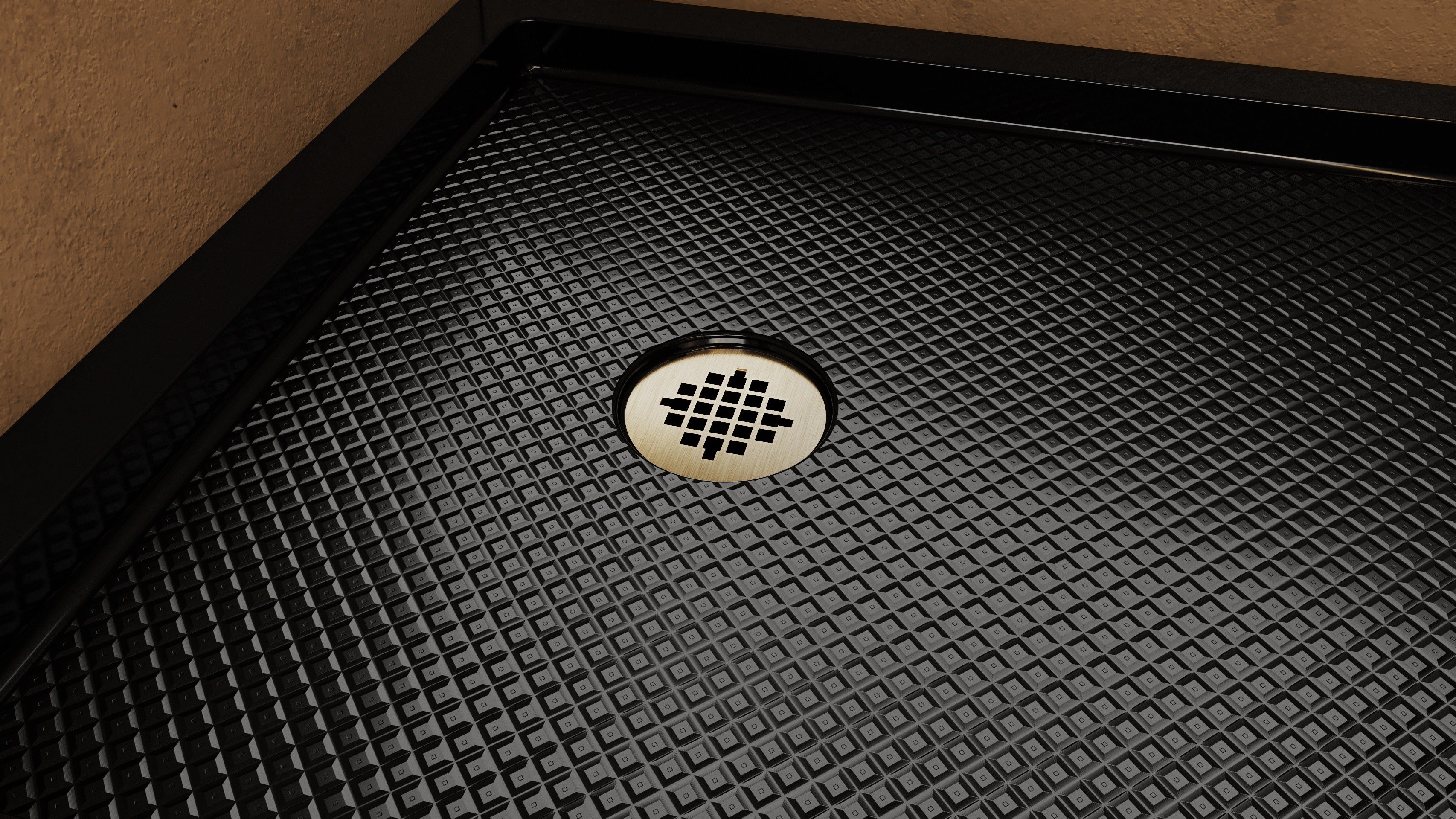 DreamLine SlimLine 30" D x 60" W x 2 3/4" H Alcove Shower Base & 2"  LH Round Drain
