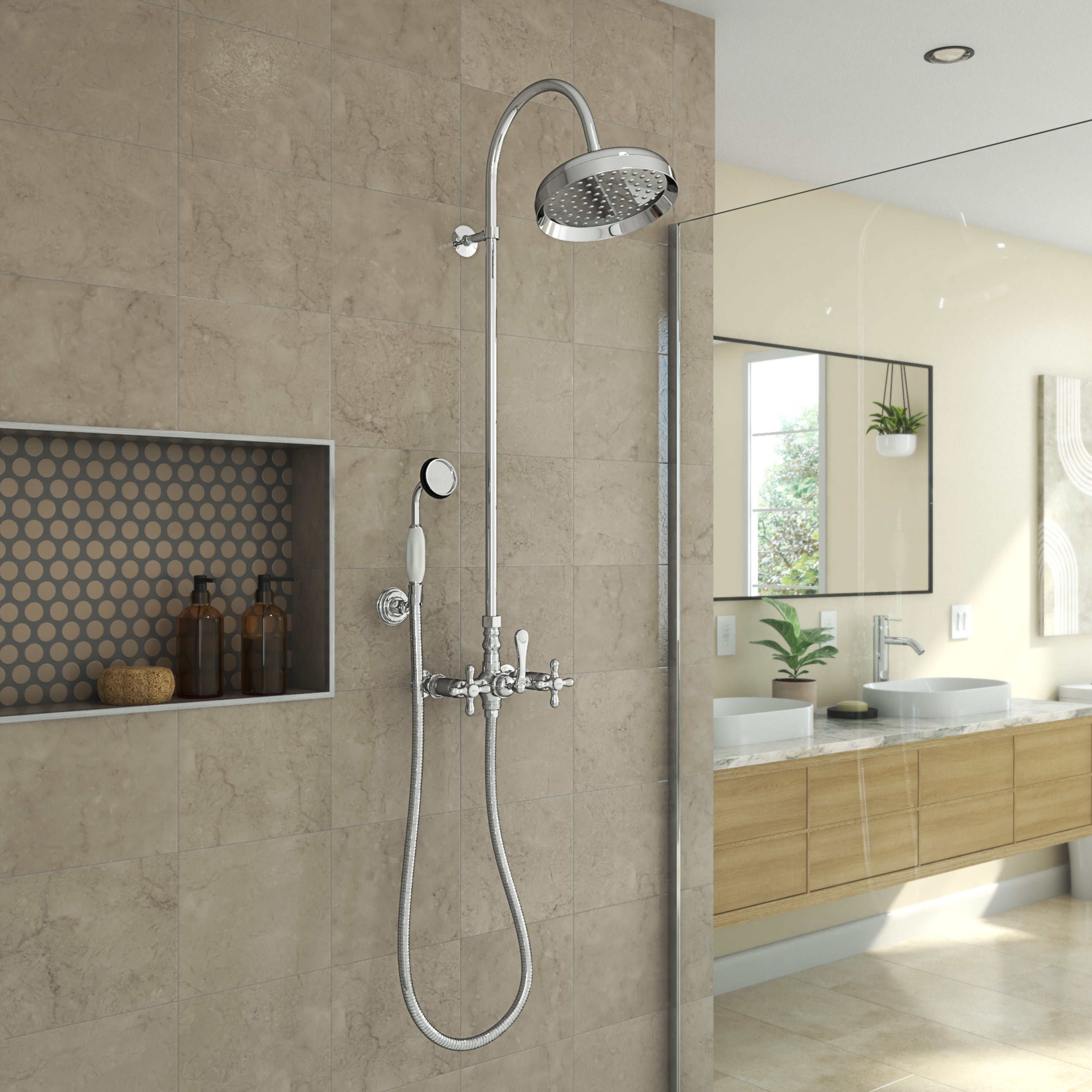 Abbey 10 x 28 1/2 Shower Faucet
