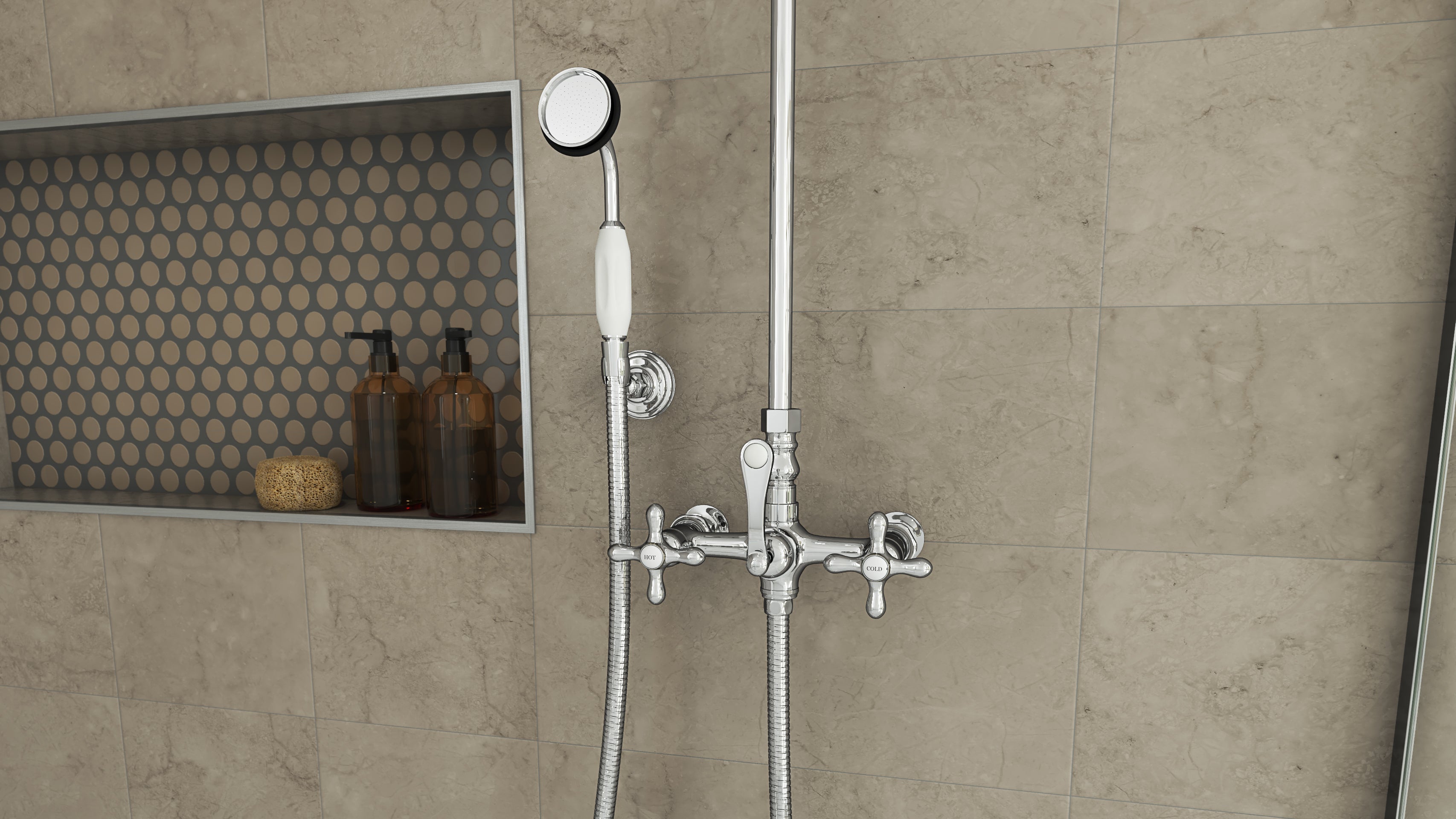 Abbey 10 x 28 1/2 Shower Faucet