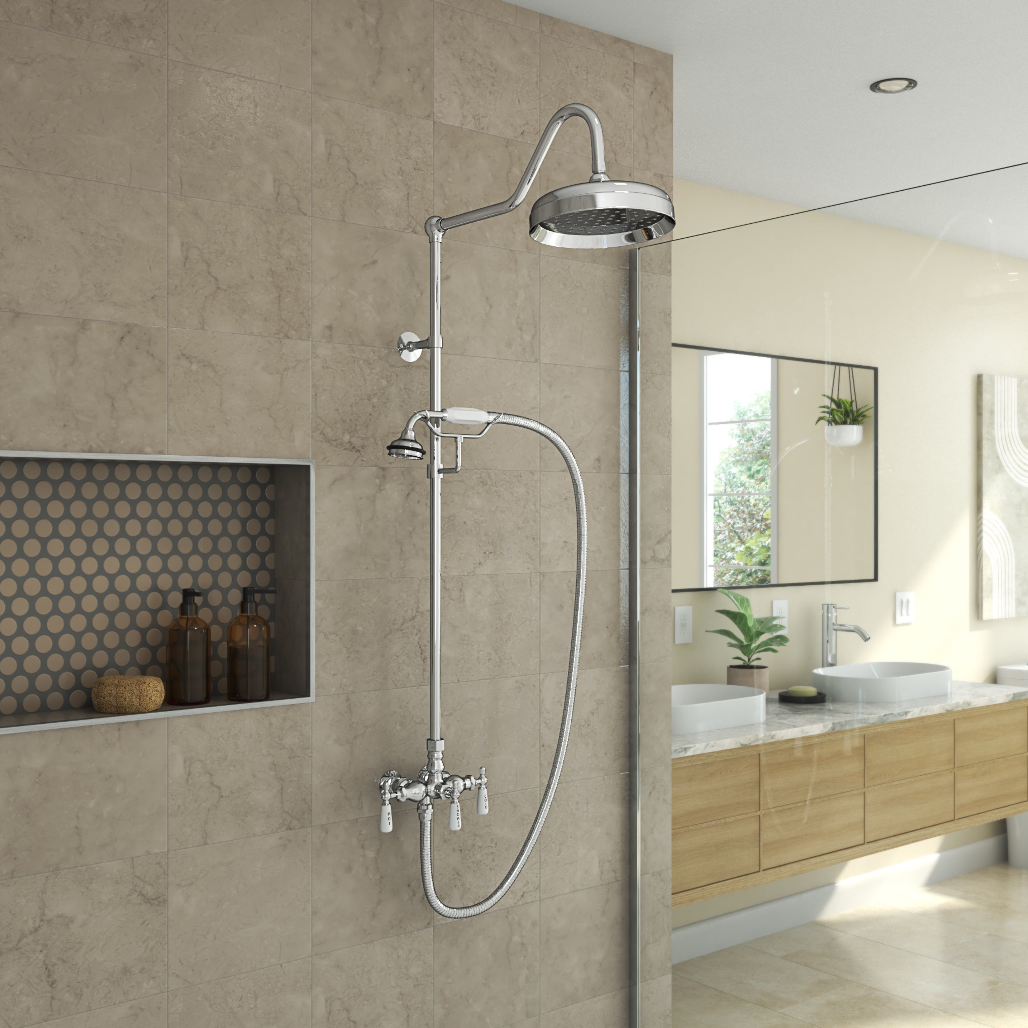 Abbey 10 x 34 1/2 Shower Faucet
