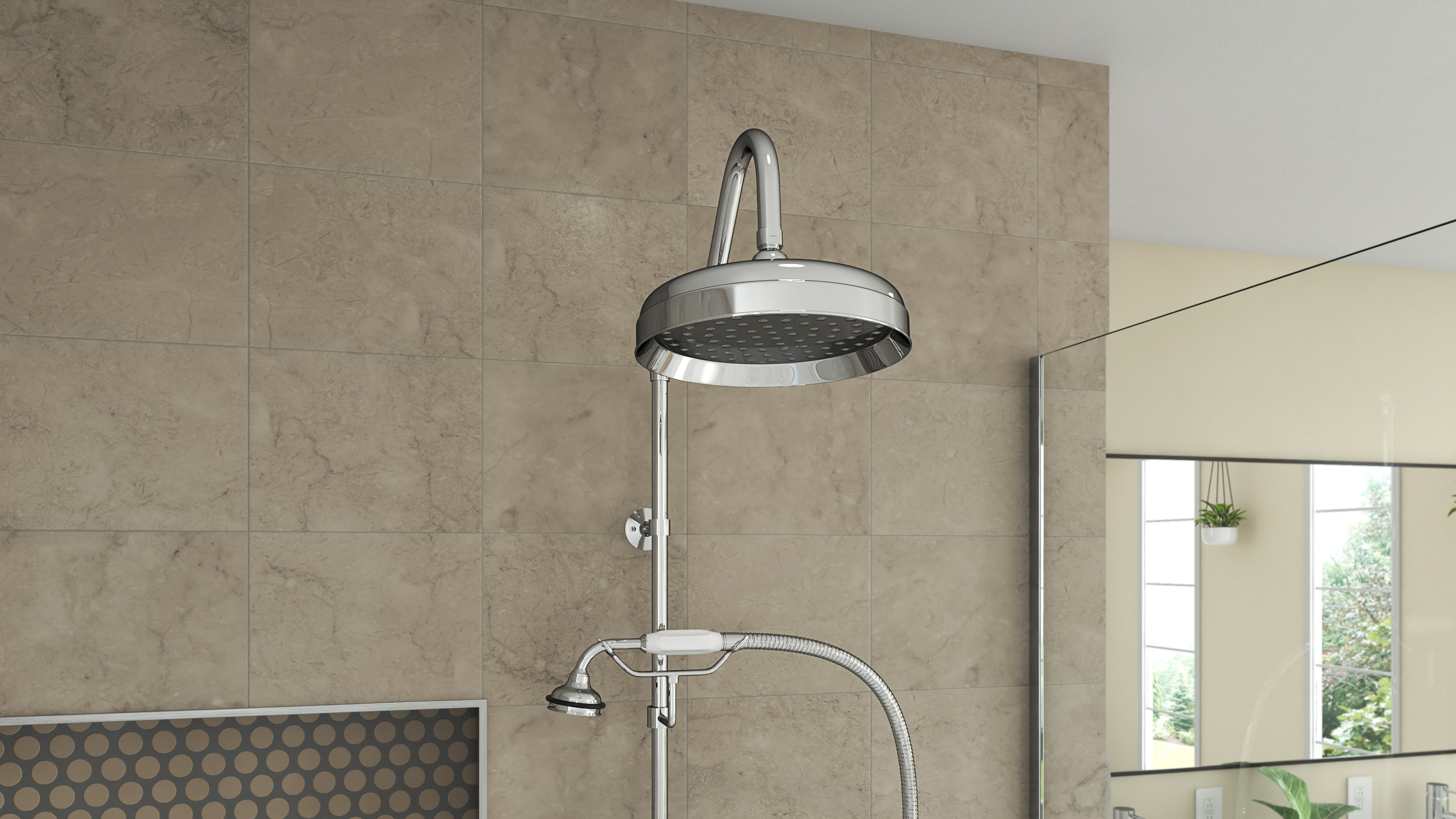 Abbey 10 x 34 1/2 Shower Faucet