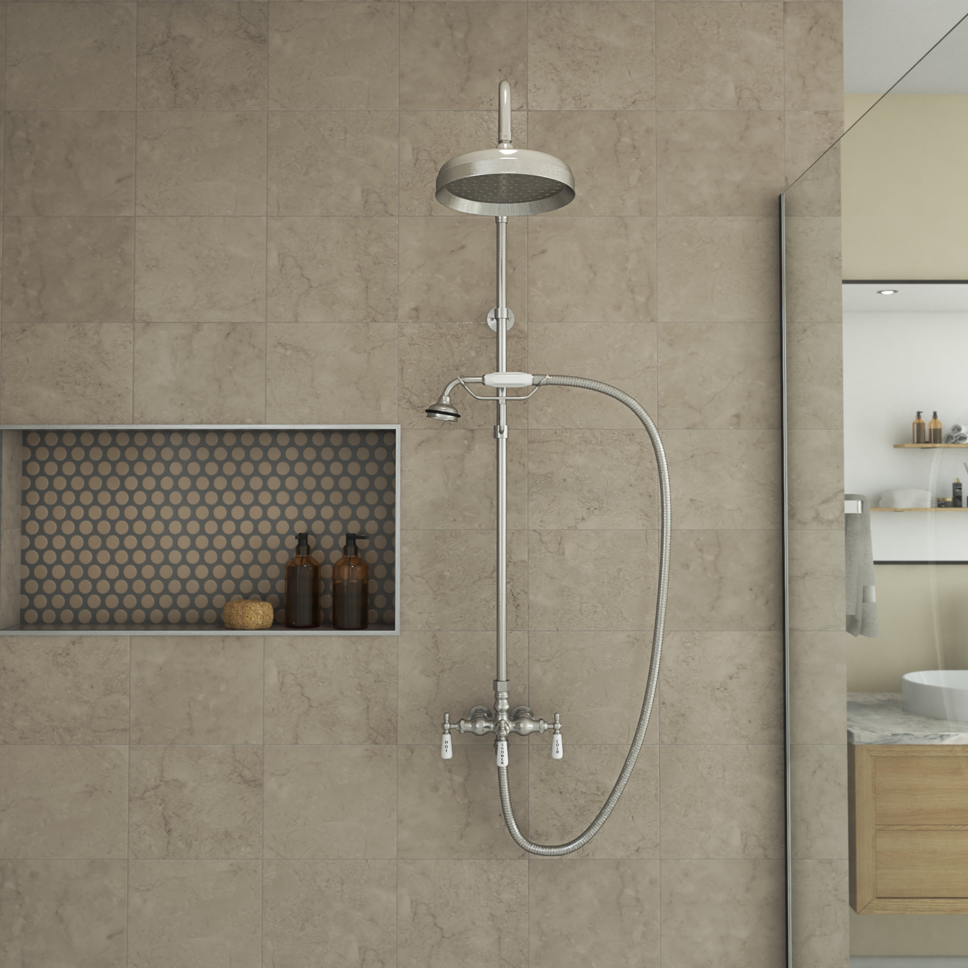 Abbey 10 x 34 1/2 Shower Faucet