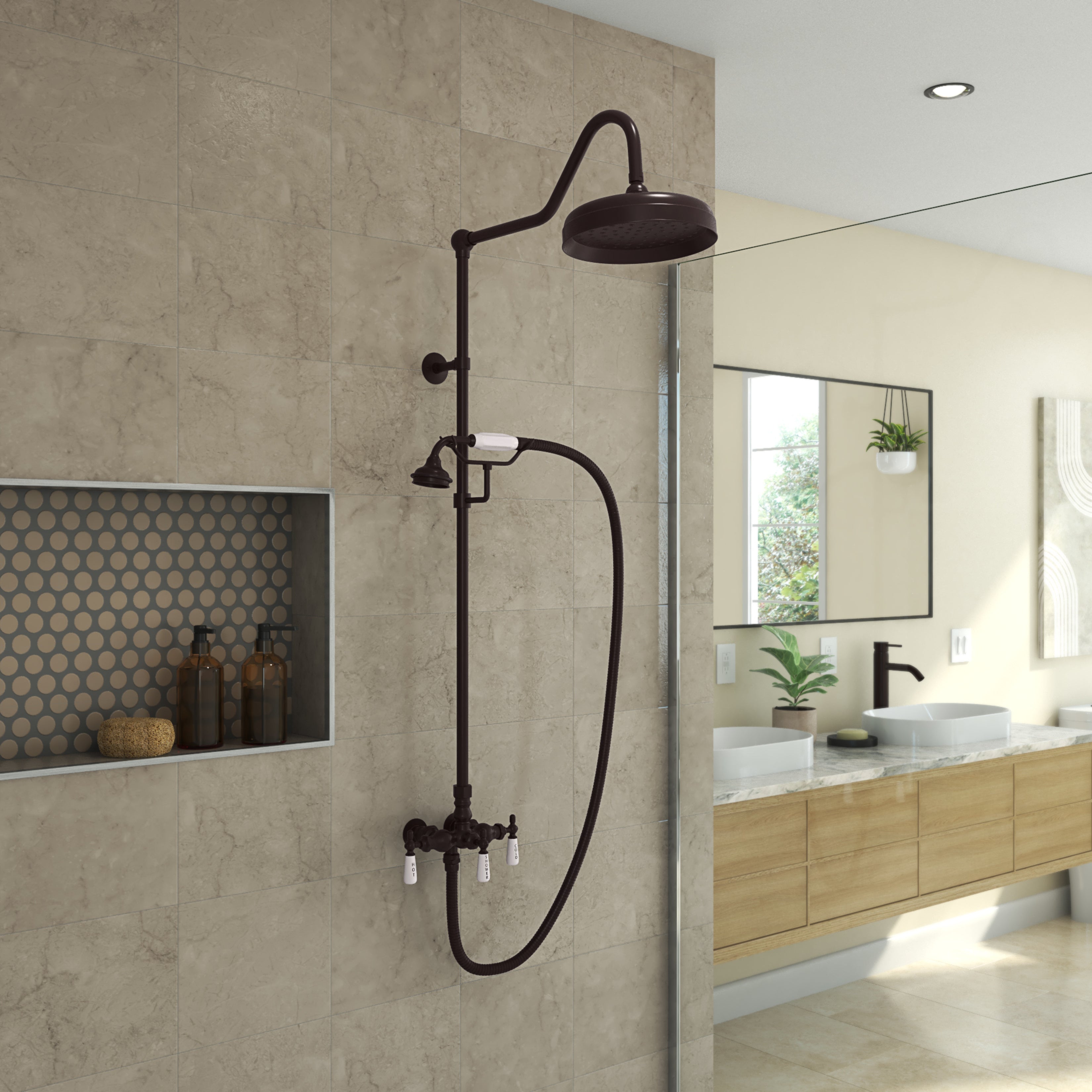 Abbey 10 x 34 1/2 Shower Faucet