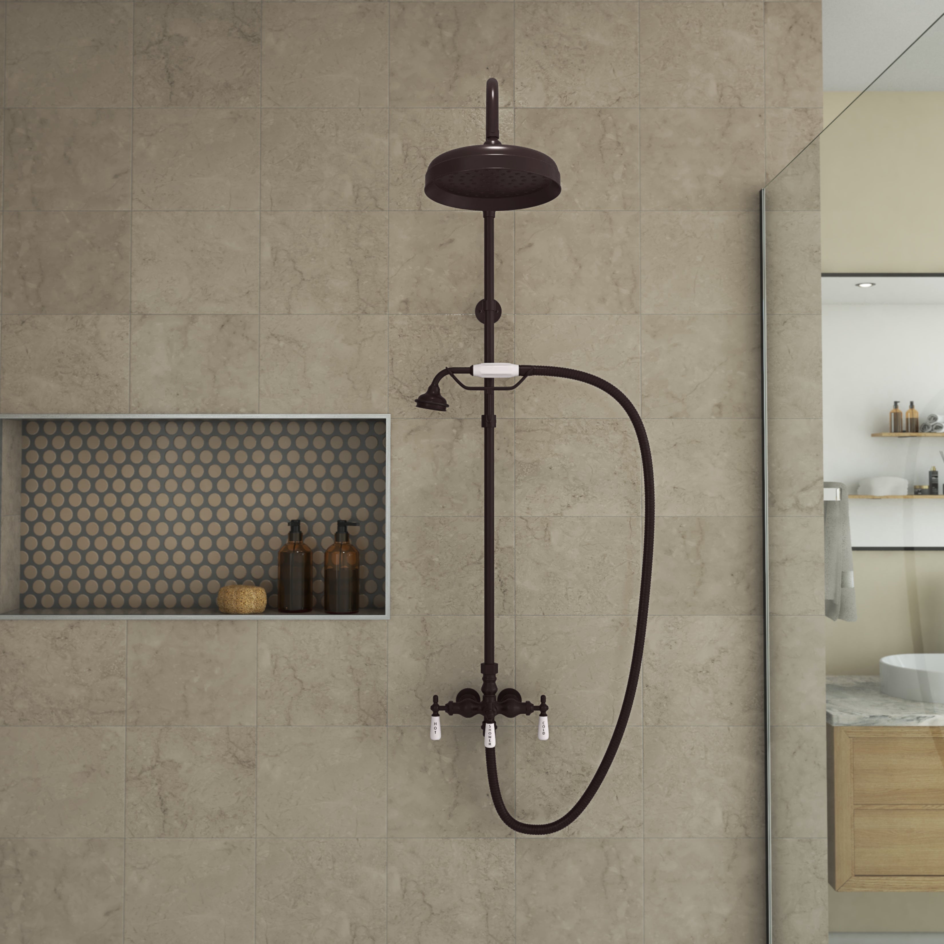 Abbey 10 x 34 1/2 Shower Faucet
