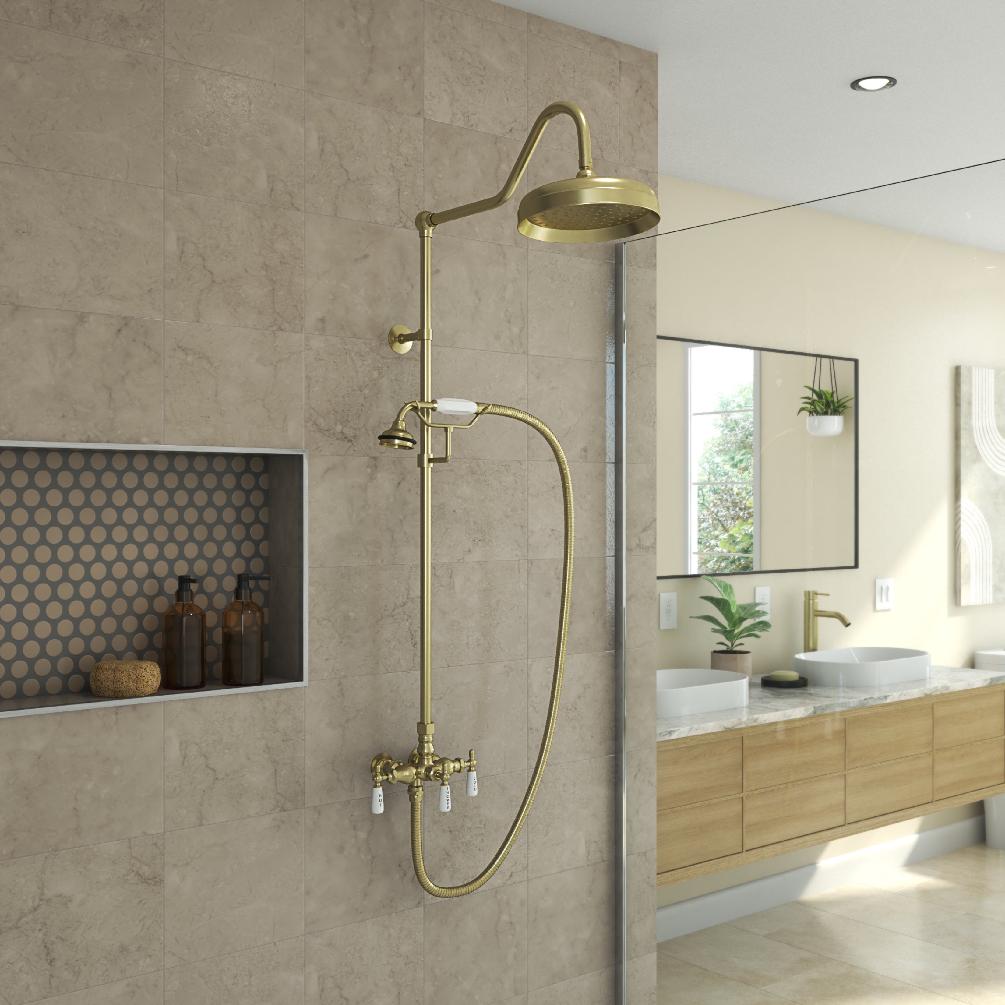 Abbey 10 x 34 1/2 Shower Faucet