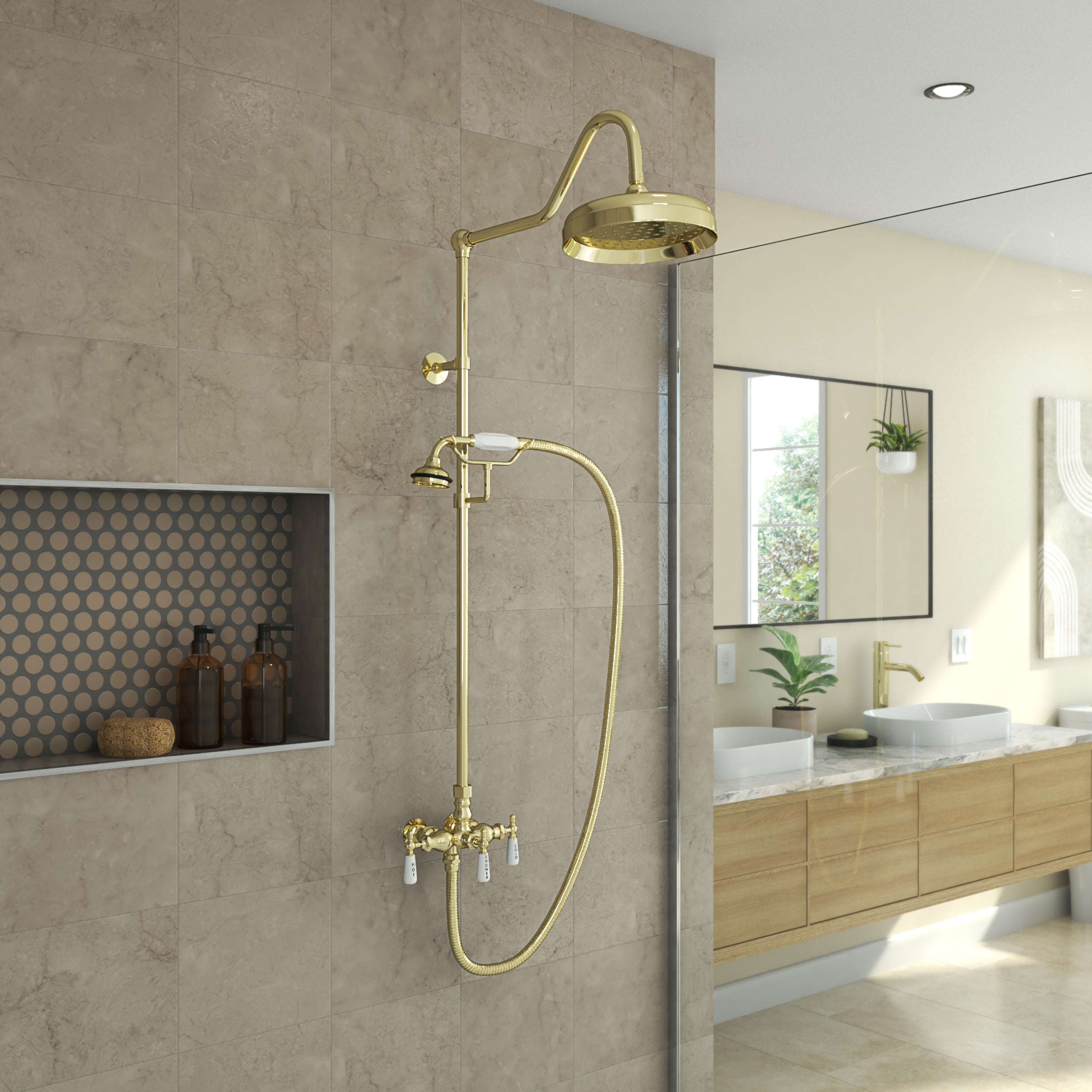 Abbey 10 x 34 1/2 Shower Faucet
