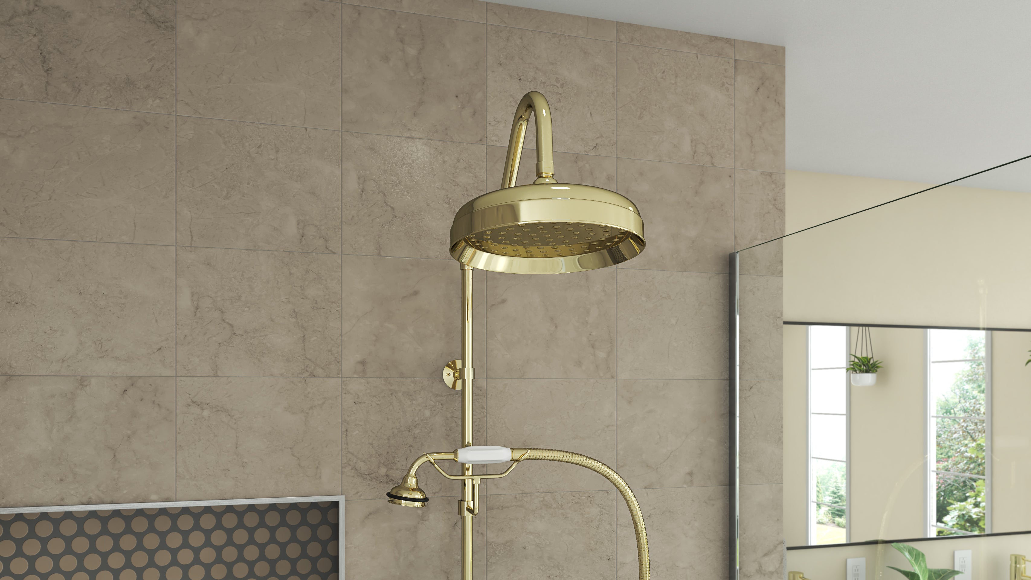 Abbey 10 x 34 1/2 Shower Faucet