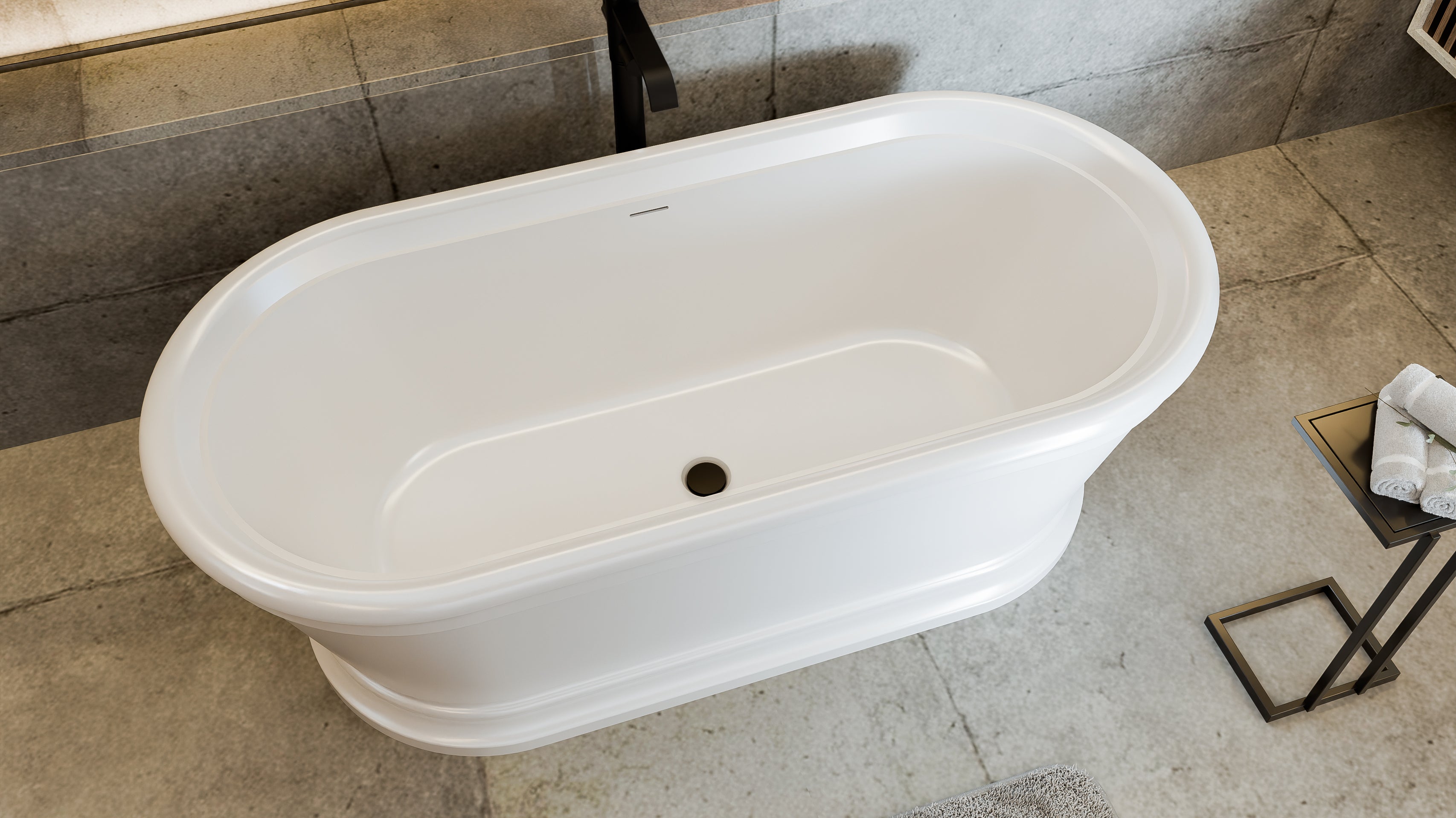 Abbey 66-3/4  x 31-1/2 x 23-7/8 Bathtub