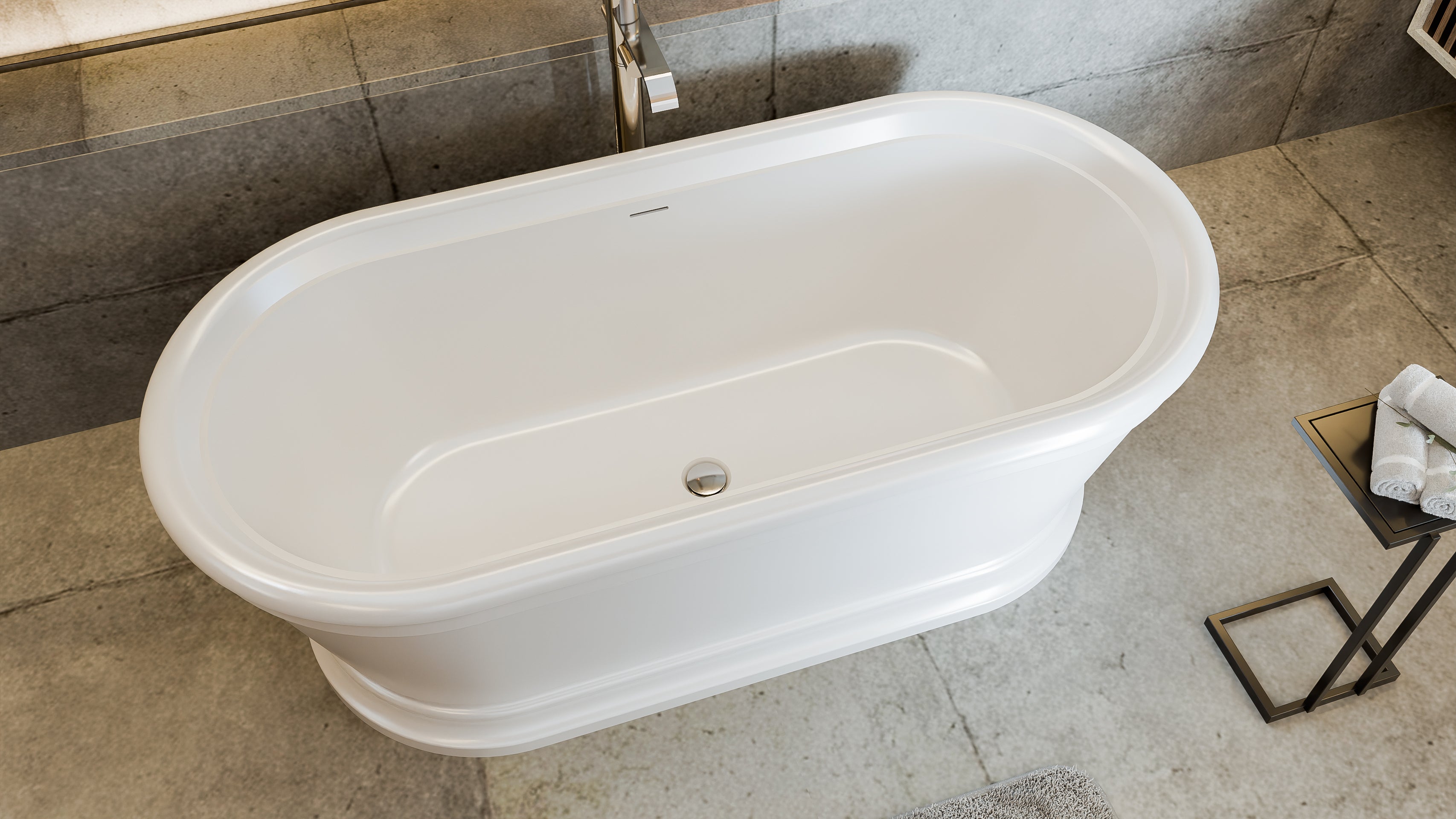 Abbey 66-3/4  x 31-1/2 x 23-7/8 Bathtub