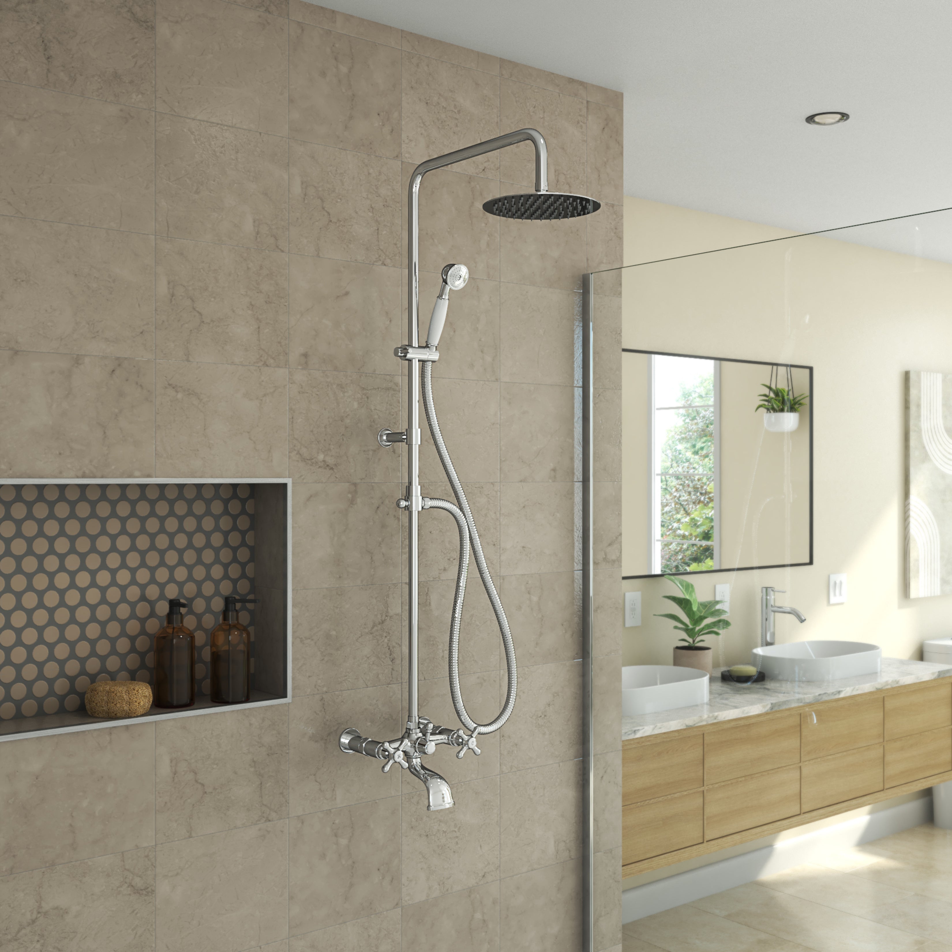 Abbey 10 x 22 Shower Faucet