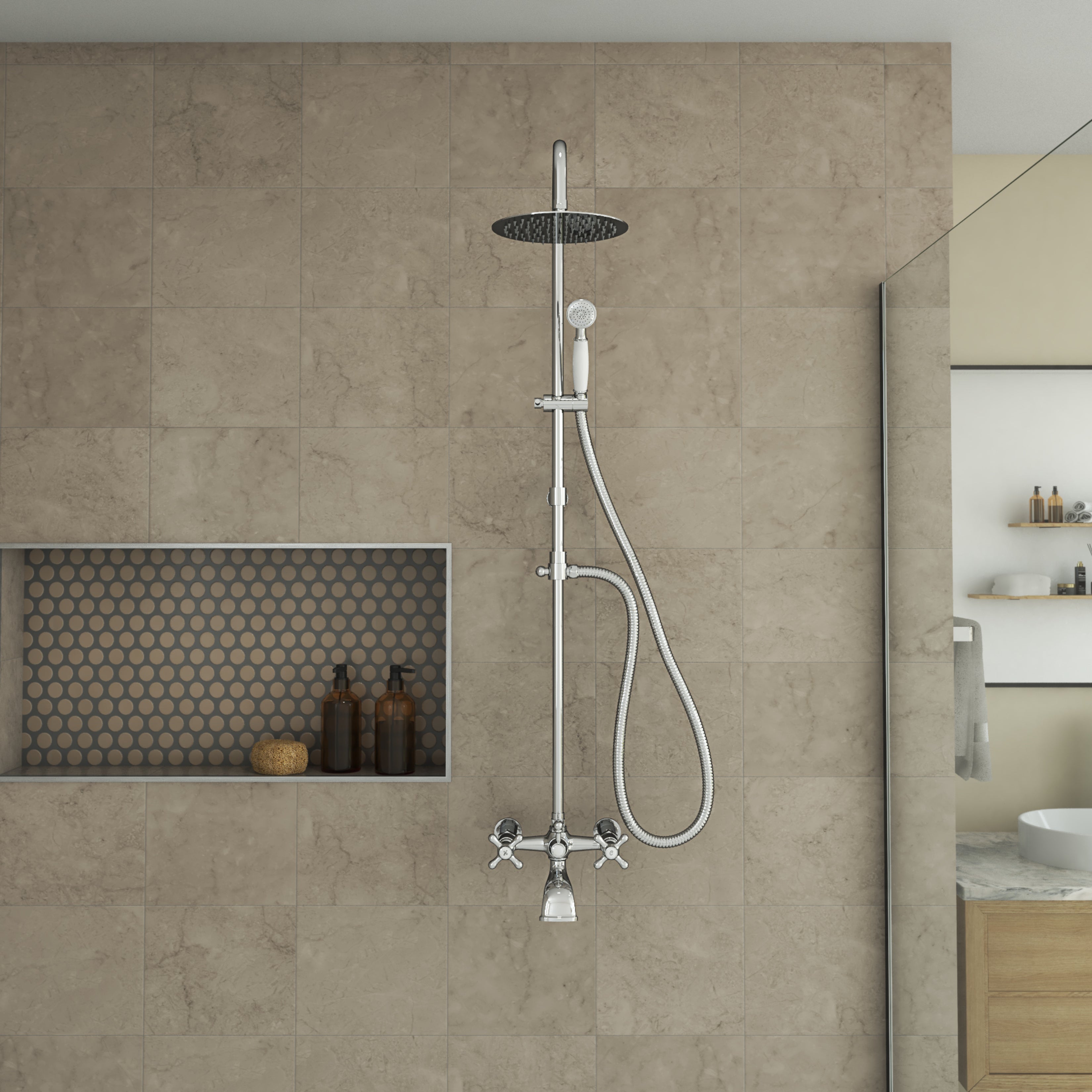 Abbey 10 x 22 Shower Faucet