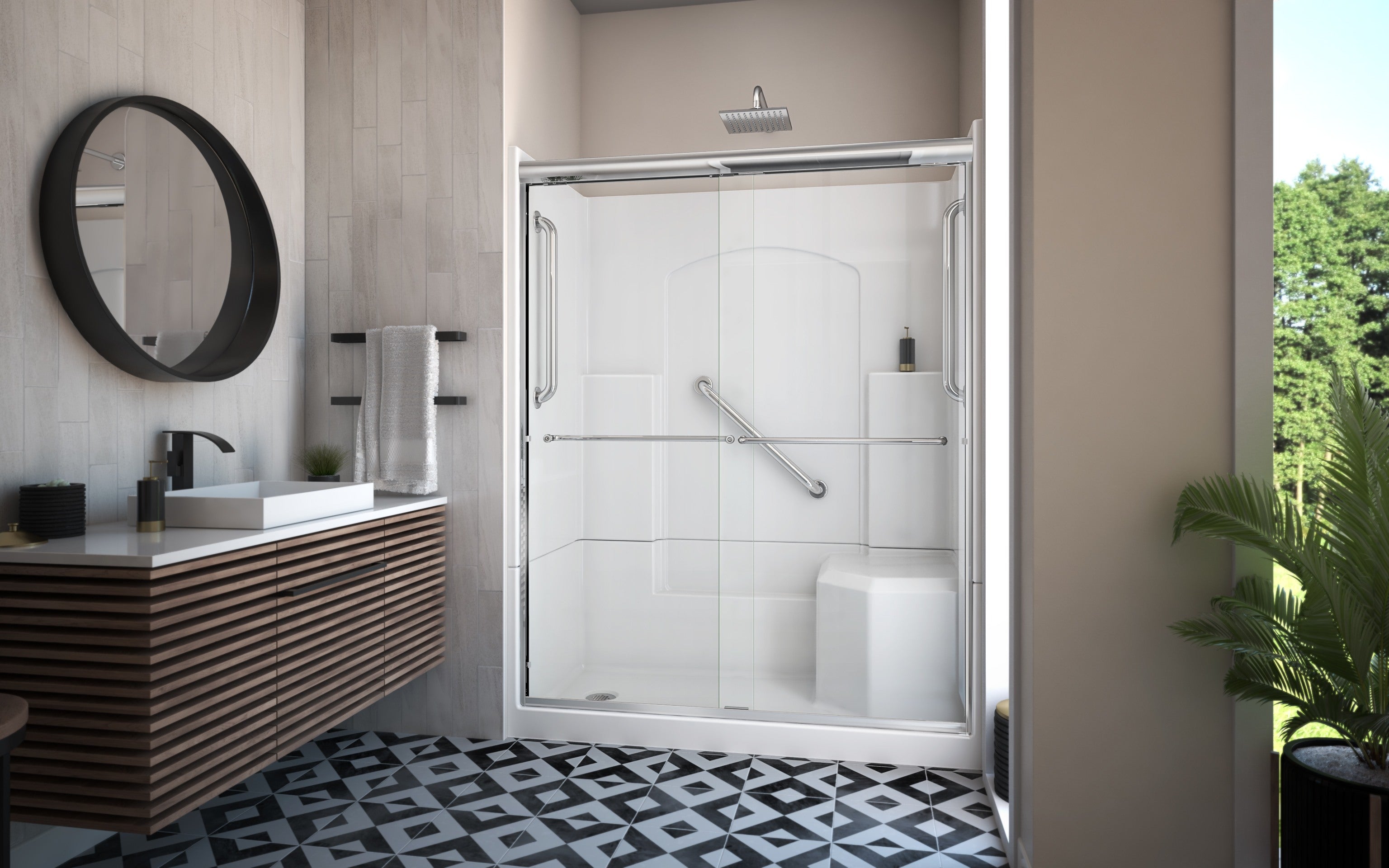 Accessible Living Alliance Plus Shower Kit Left Handed