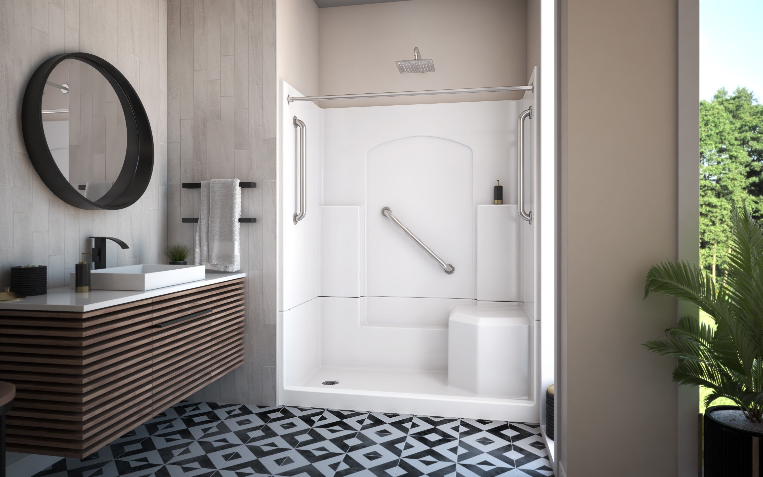 Accessible Living Alliance Plus Shower Kit Left Handed