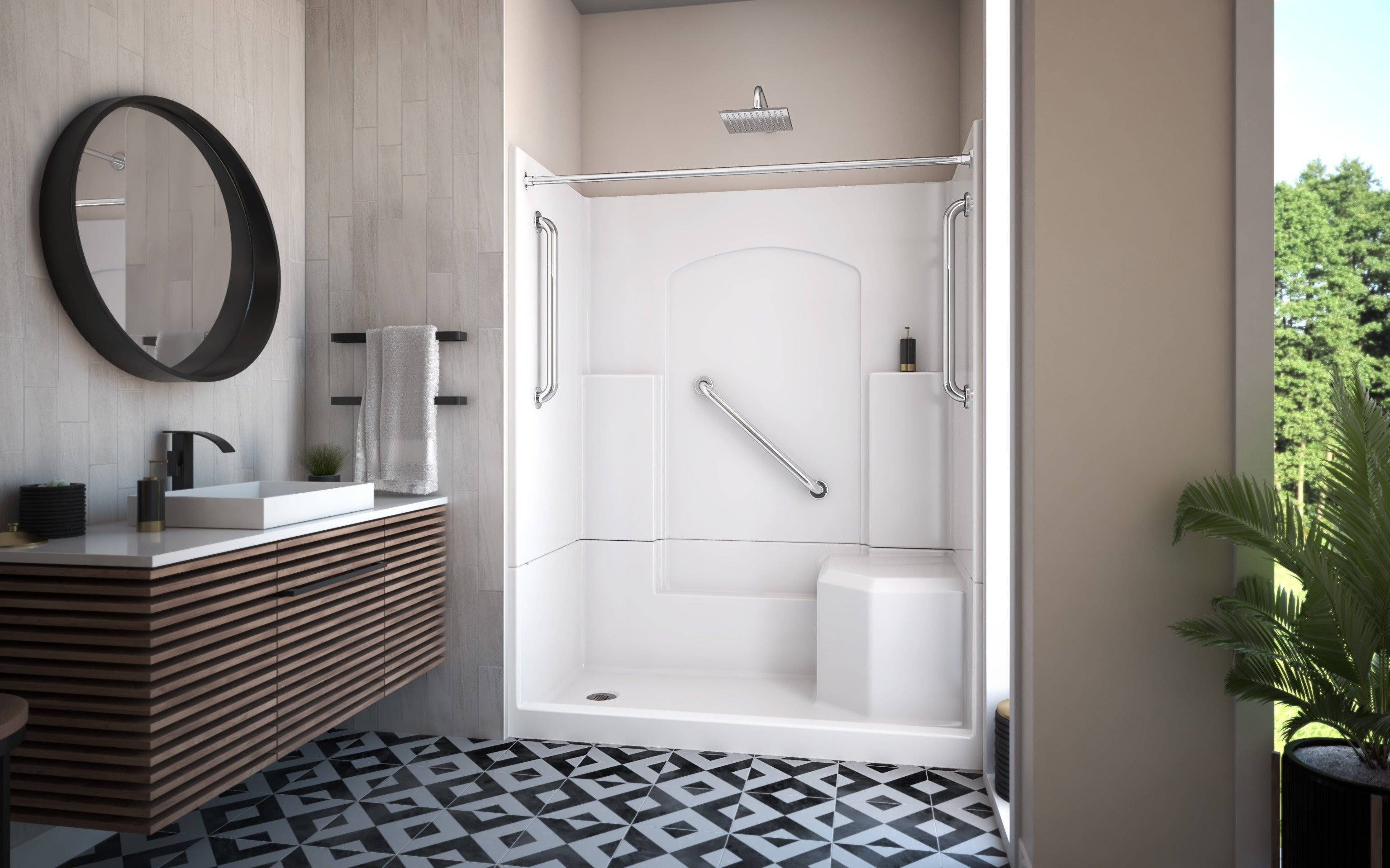 Accessible Living Alliance Plus Shower Kit Left Handed