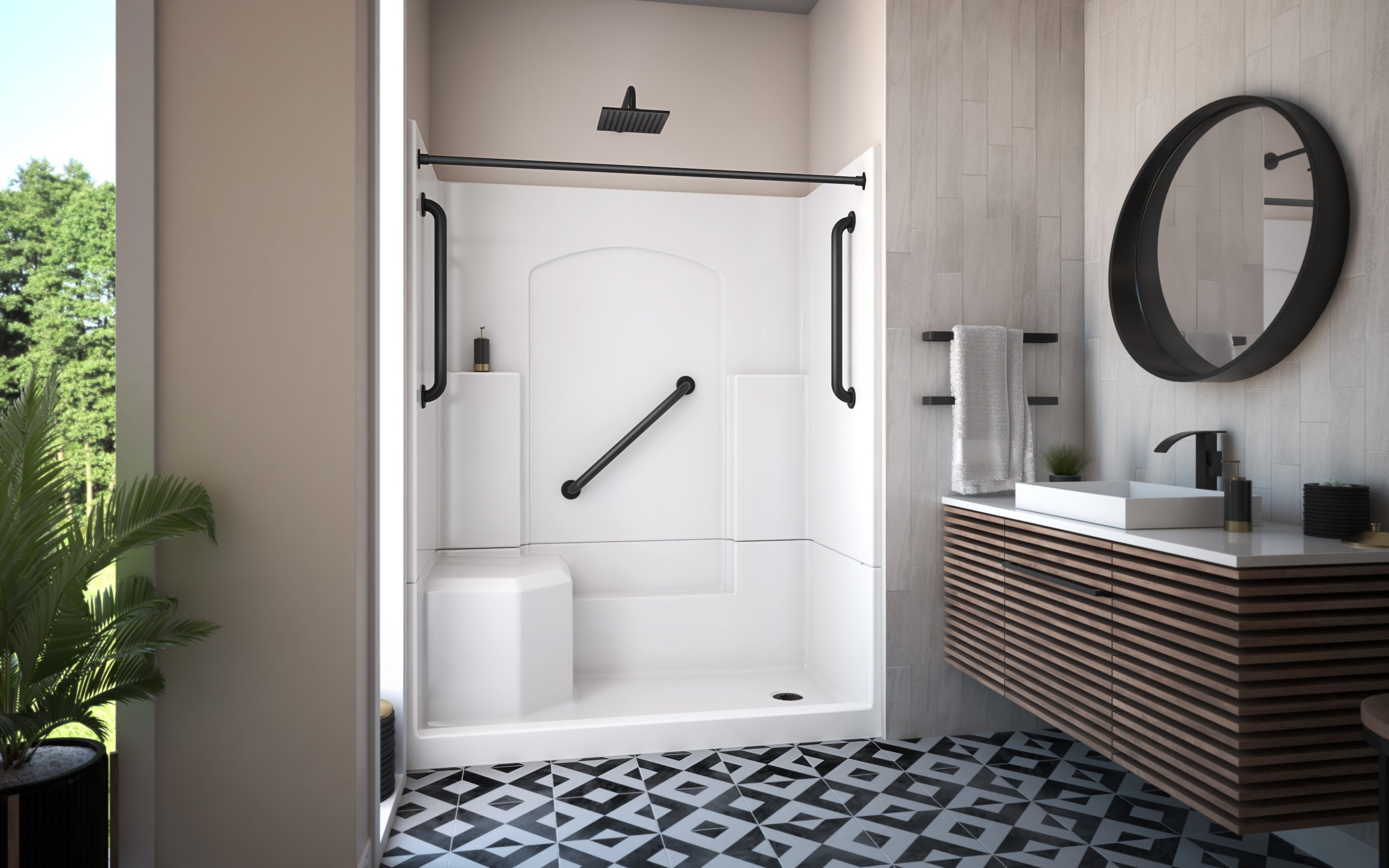 Accessible Living Alliance Plus Shower Kit Right Handed
