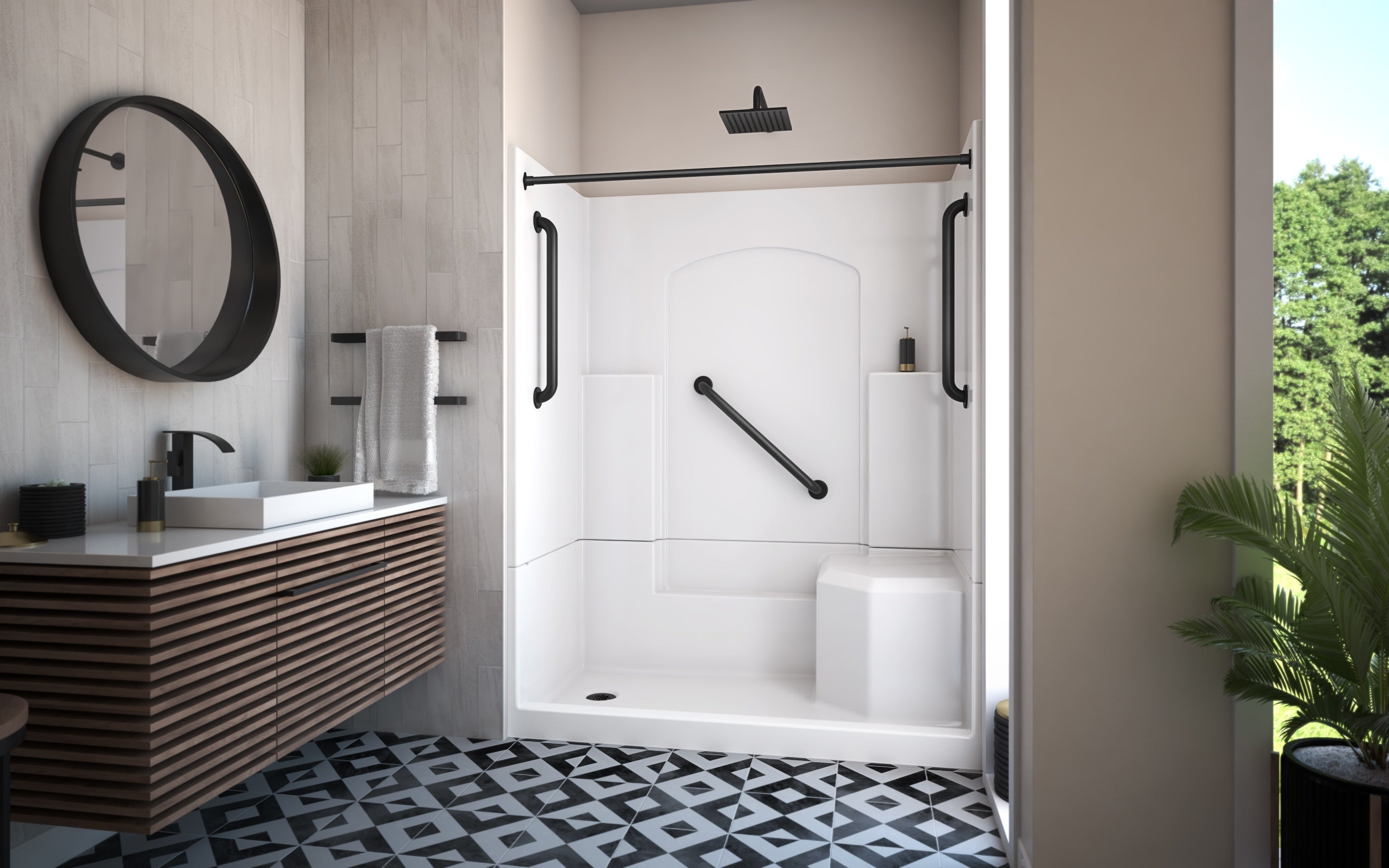 Accessible Living Alliance Plus Shower Kit Left Handed