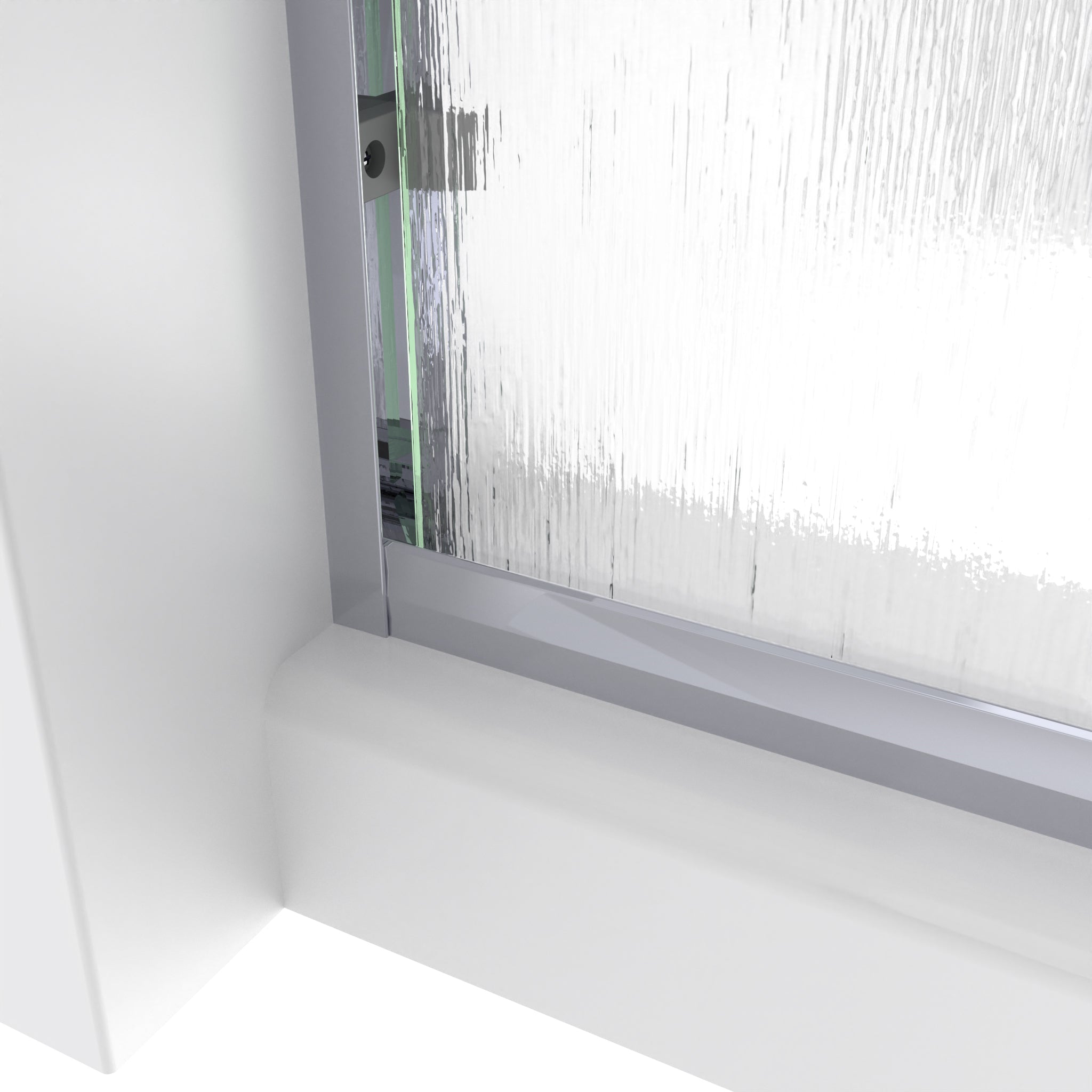 DreamLine Alliance Pro 56 - 60 inch W x 70 3/8 inch H Semi-Frameless Bypass Shower Door