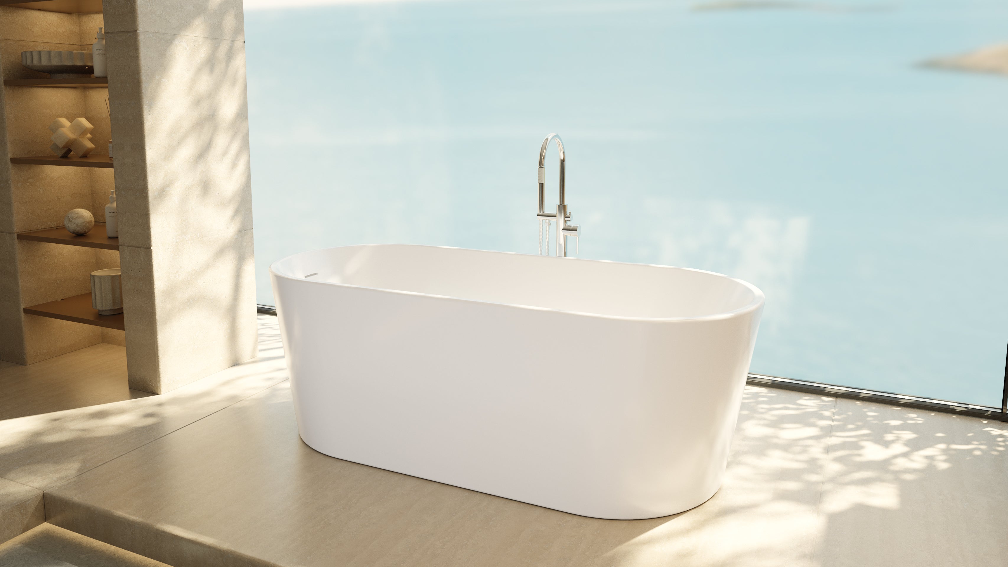 Aqua 66-1/2 x 29 x 22-3/4 Bathtub