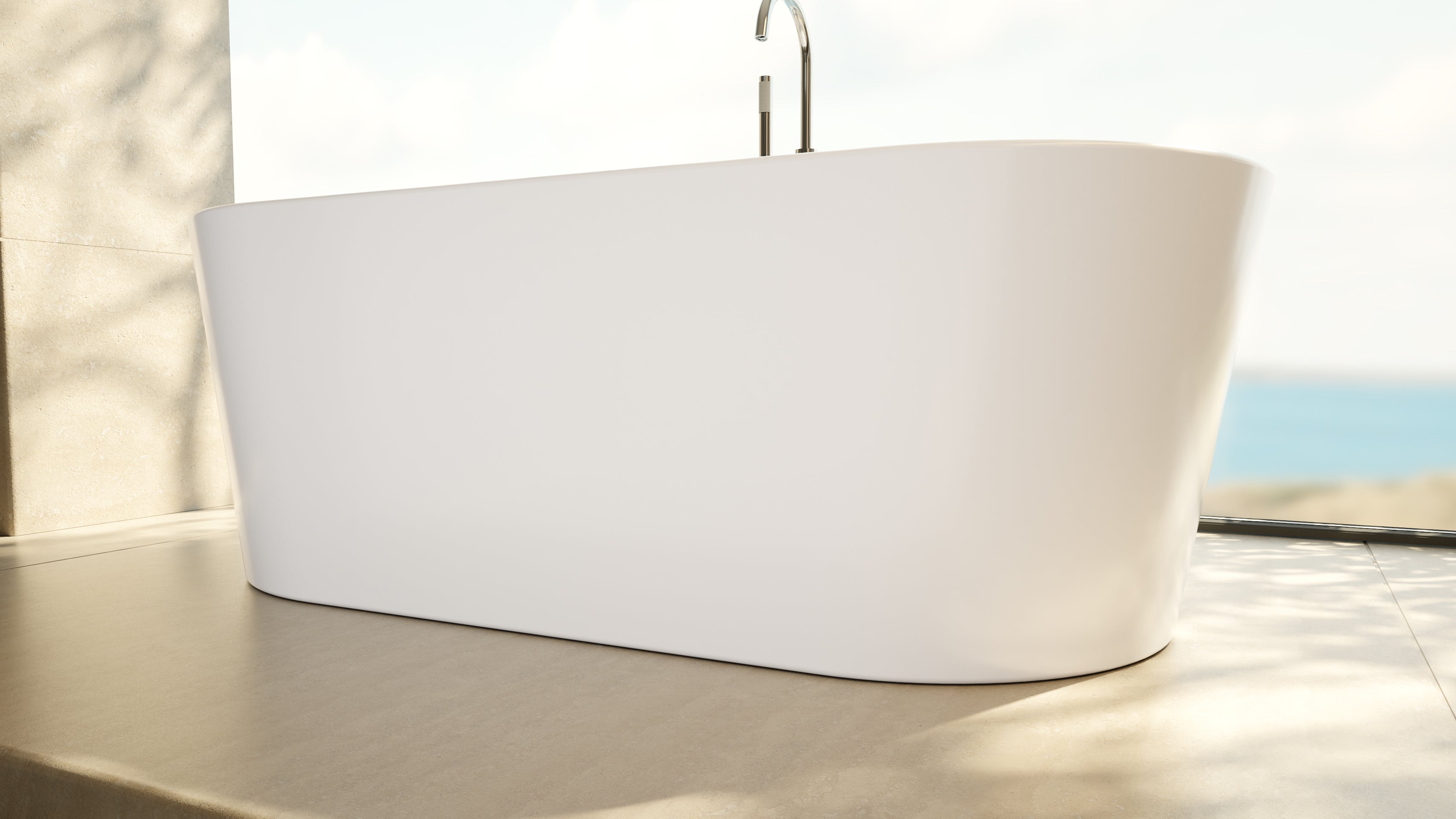 Aqua 66-1/2 x 29 x 22-3/4 Bathtub