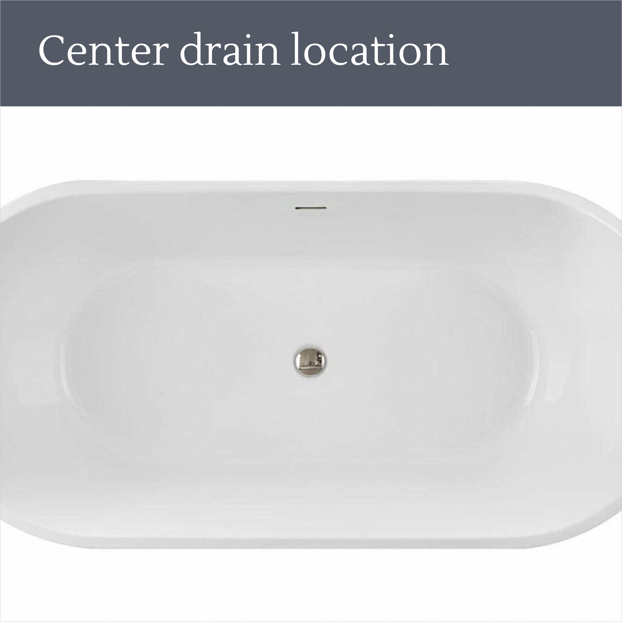 Enigma 47 x 27-1/2 x 22-7/8 Freestanding Tub