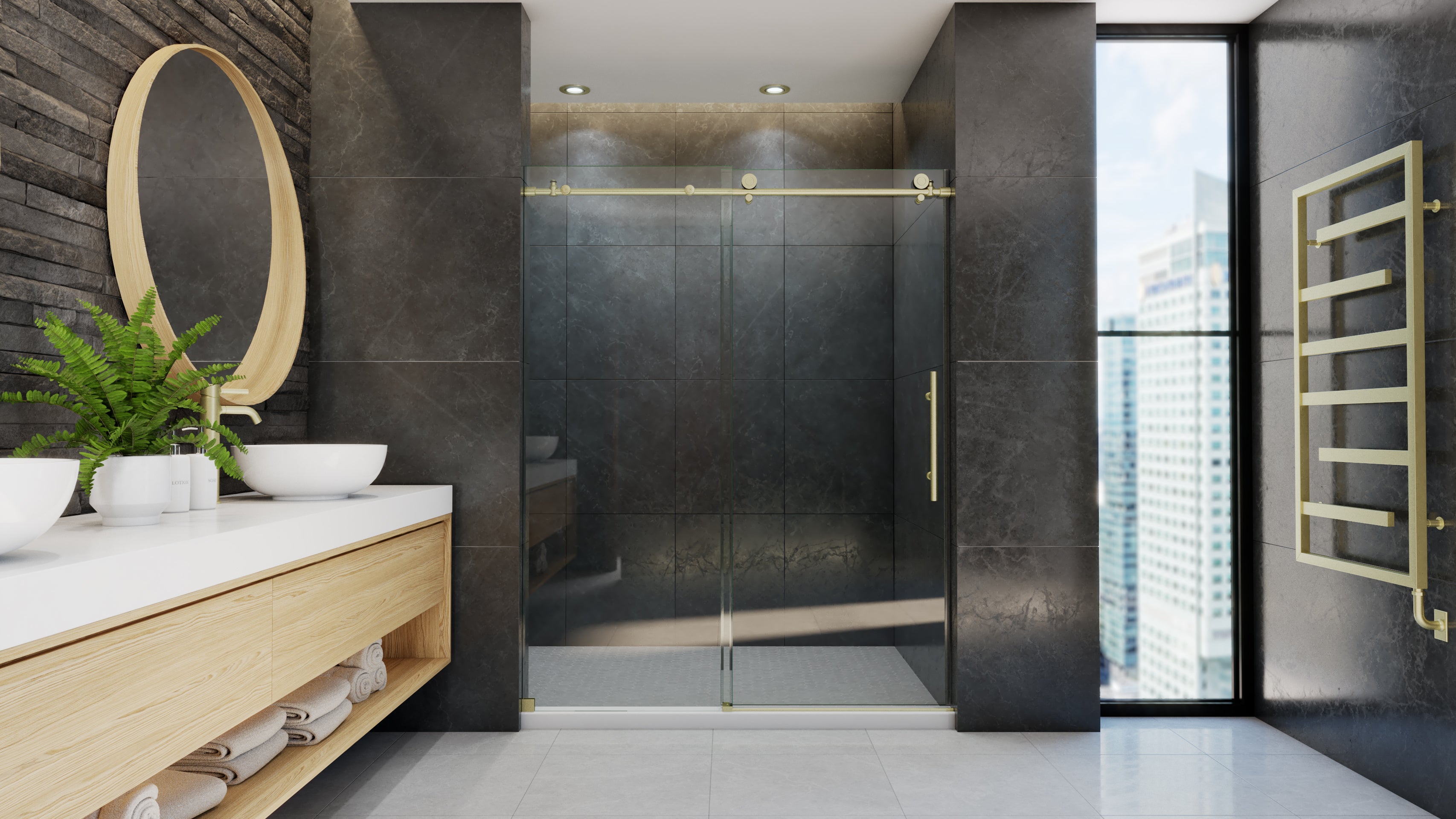 DreamLine Enigma-X 56-60" W Shower Door